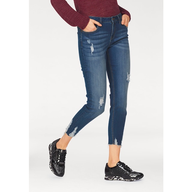 Aniston CASUAL Skinny-fit-Jeans, mit Destroyed-Effekt online bestellen