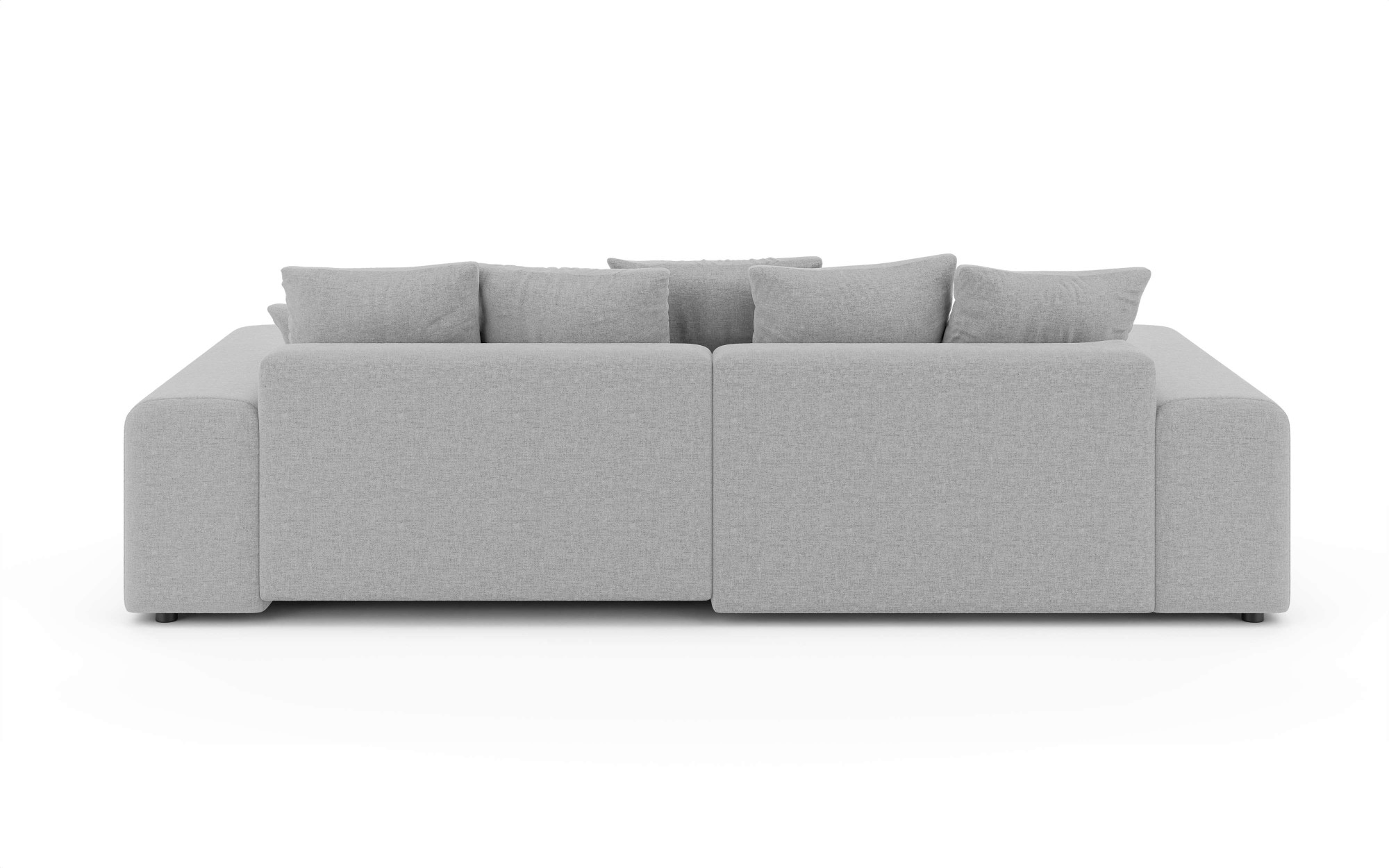 Home affaire Ecksofa »LAKESIDE mit Bettfunktion und Bettkasten, B/T/H 257/166/84 cm«, L-Form, Recamiere beidseitig montierbar, Wellenunterfederung