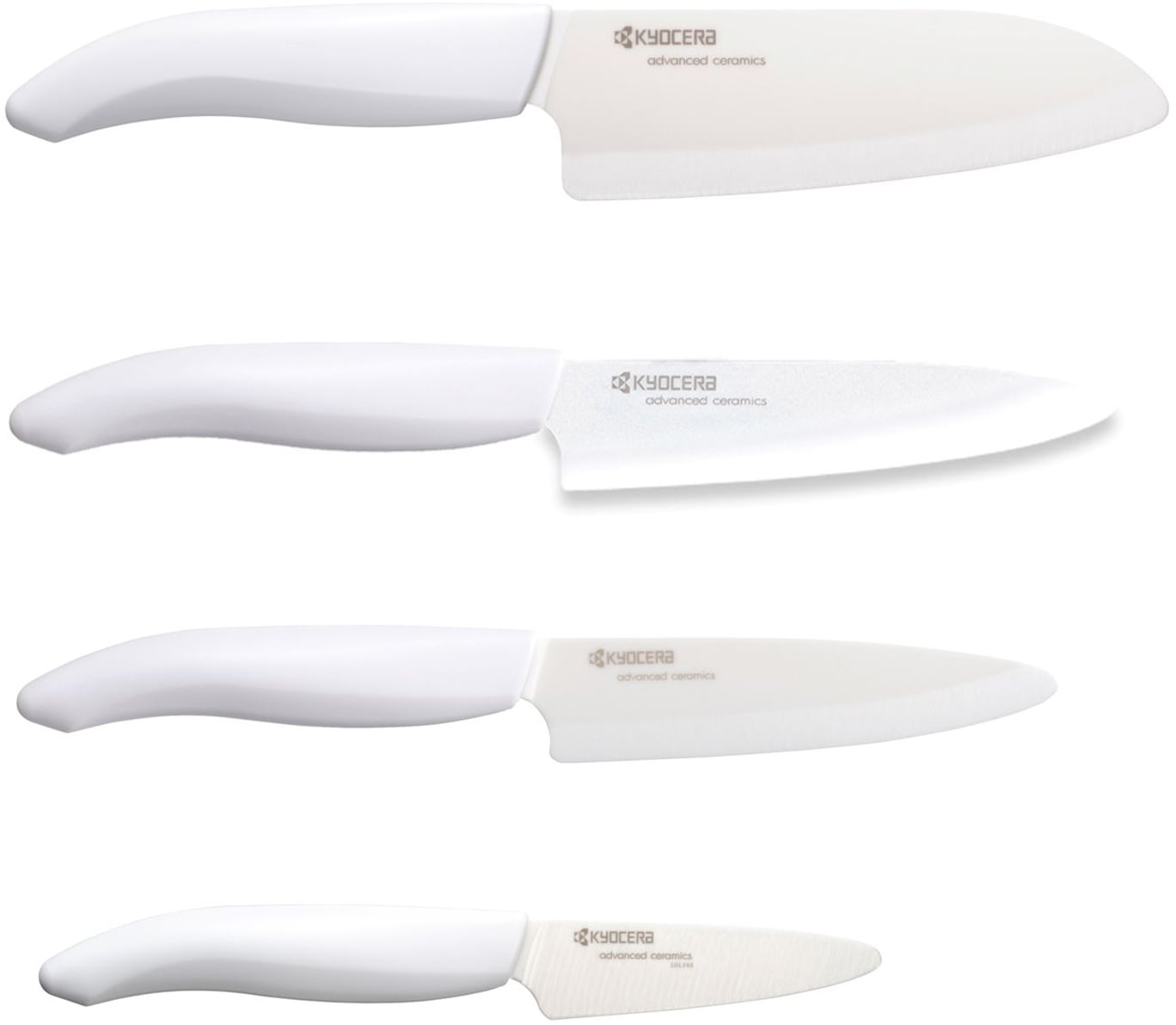 bei inklusive white«, KYOCERA GEN und online - 3in1 zum »Bambus-Messerblock Messer, Aufstellen tlg., geegnet für Schublade, Messerblock 4 Aufhängen 5