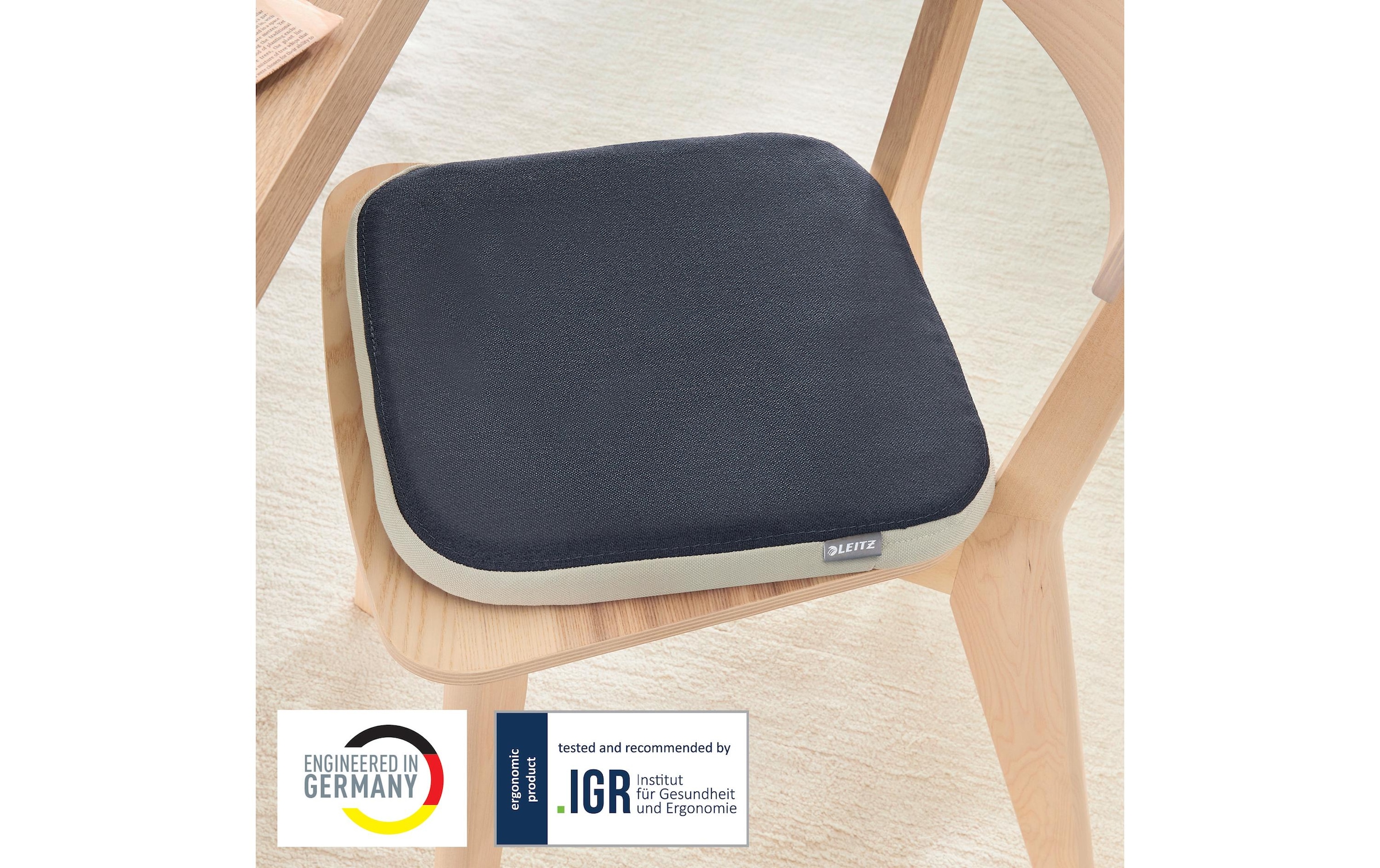LEITZ Balancekissen »Ergo Active mit Stoffbezug«
