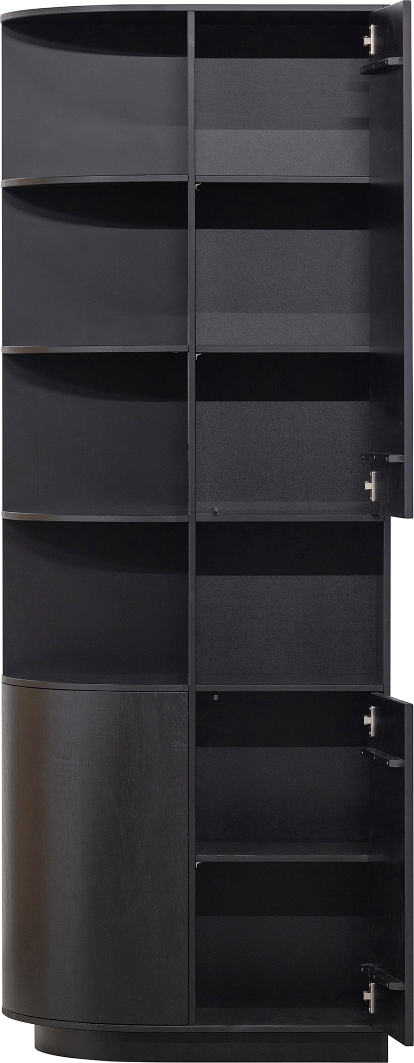WOOOD Vitrine »Finca«, mit modernem Push-to-Open-System, Breite 78 cm