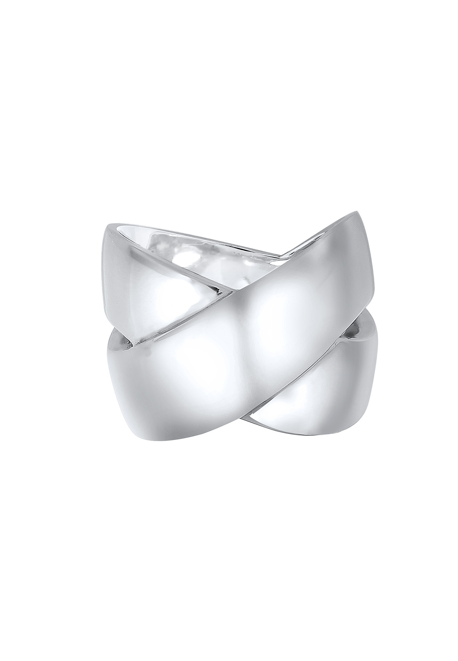 Elli Premium Fingerring »Bandring Breit Modern 925 Sterling Silber«