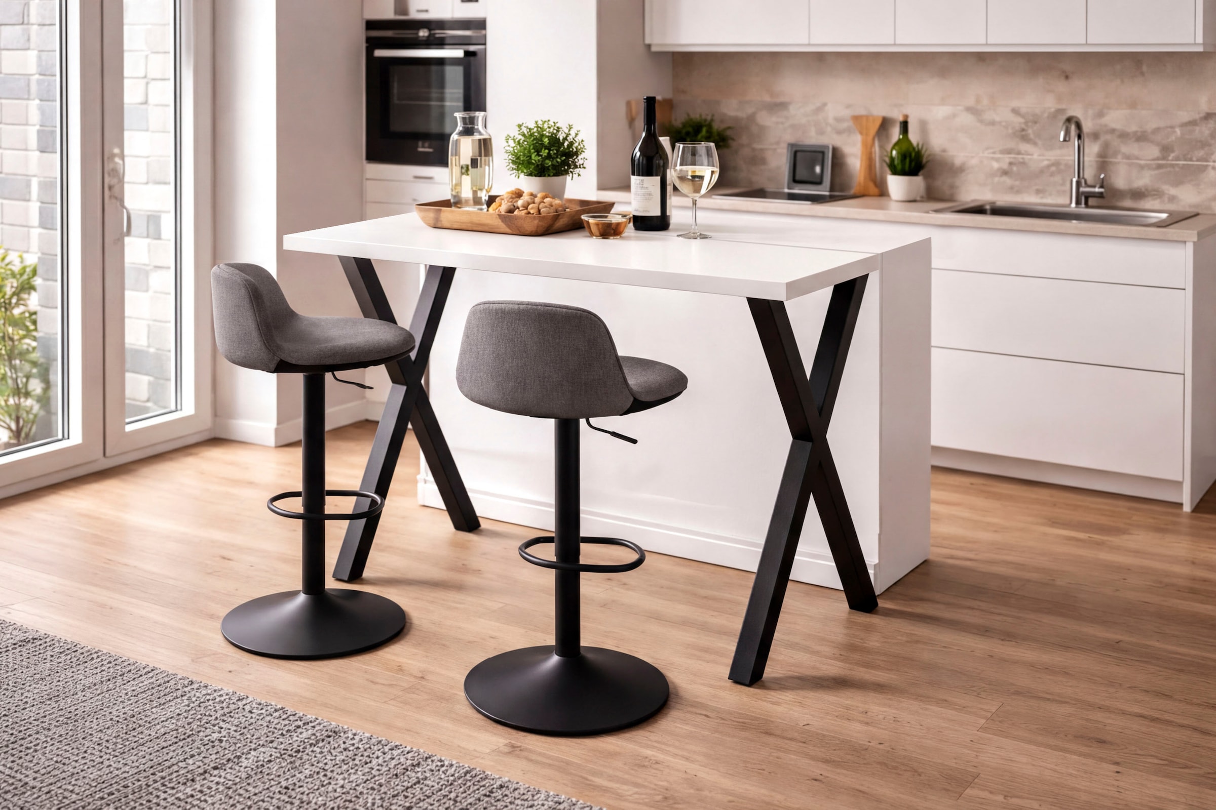 Mäusbacher Tresentisch »Bartresentisch Metall« Bartresentisch Metallgestell, Höhe 109 cm