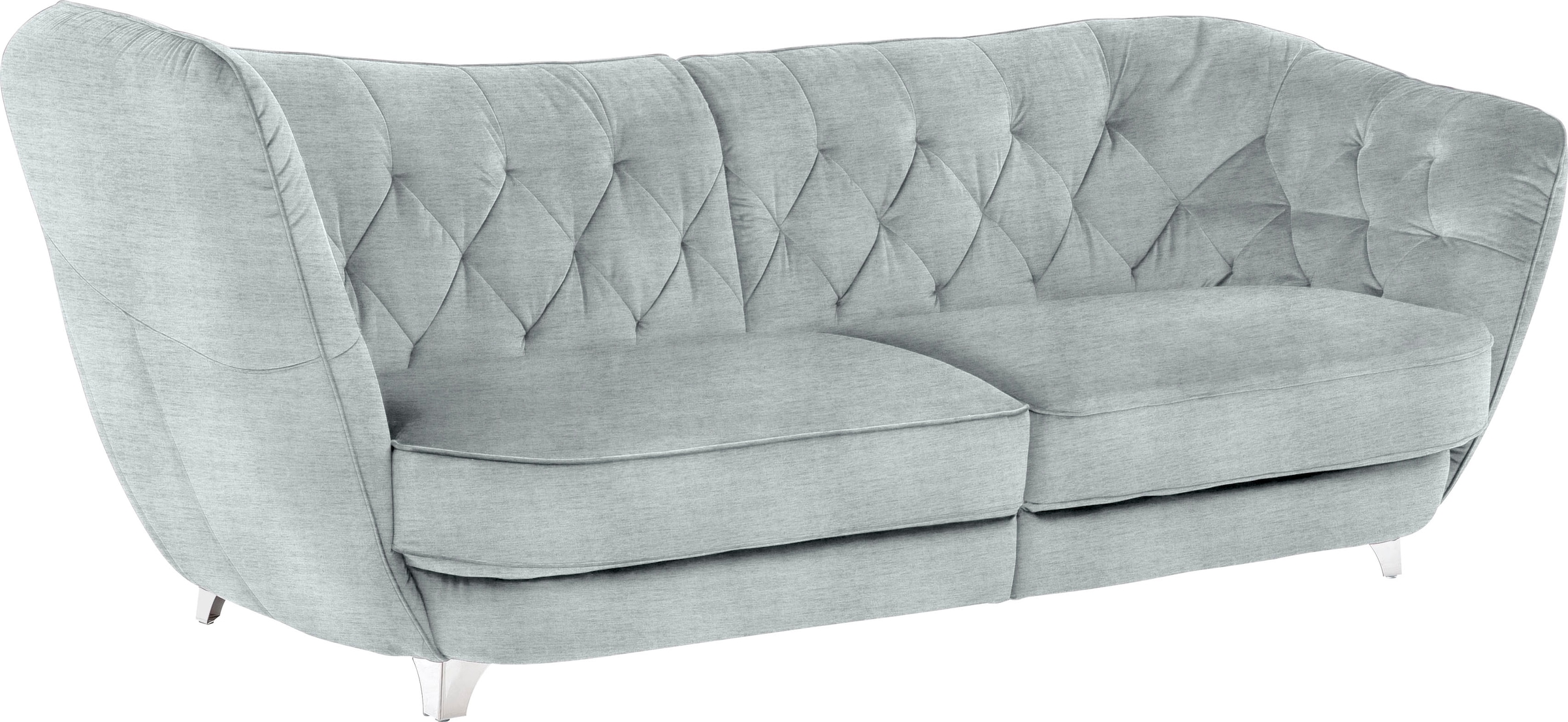Leonique Big-Sofa »Retro«, stylischer Hochlehner günstig online kaufen