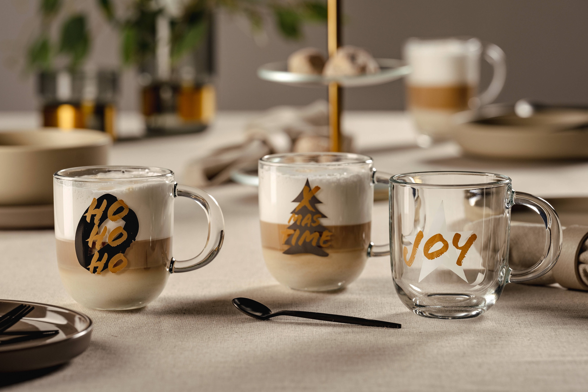 LEONARDO Tasse »SILENZIO mit Spruch«, (1 tlg.), -X MAS TIME-, 400ml