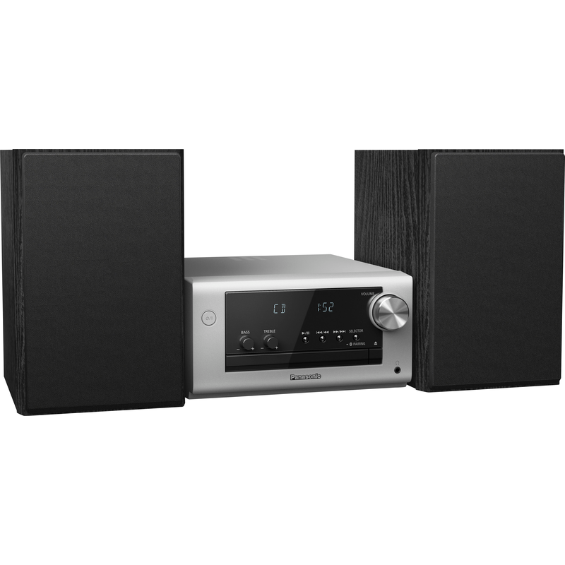 PANASONIC Radio »SC-PM704« (Bluetooth Digitalradio (DAB+) UKW mit RDS 80 W) HiFi Micro System mit 40W, CD, Bluetooth, DAB+ silberfarben...