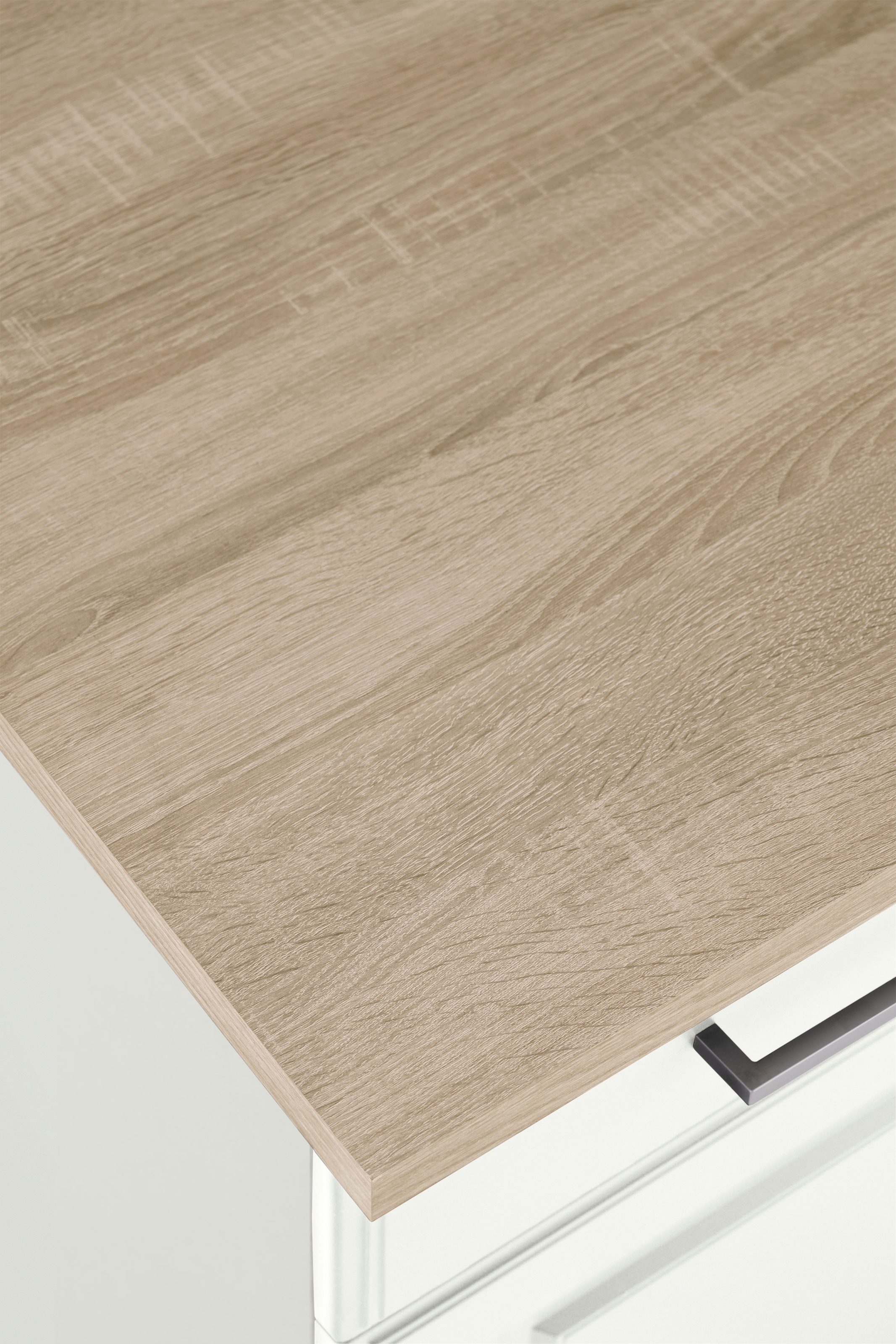 HELD MÖBEL Küchenzeile »Stockholm«, Breite 280 cm, mit hochwertigen MDF Fronten im Landhaus-Stil