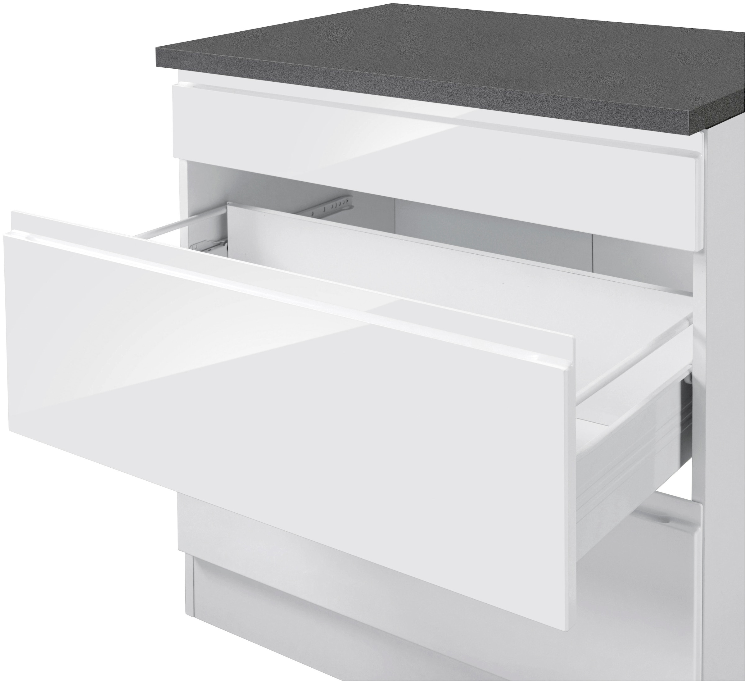 HELD MÖBEL Küchenzeile »Virginia«, Breite 330 cm, ohne E-Geräte