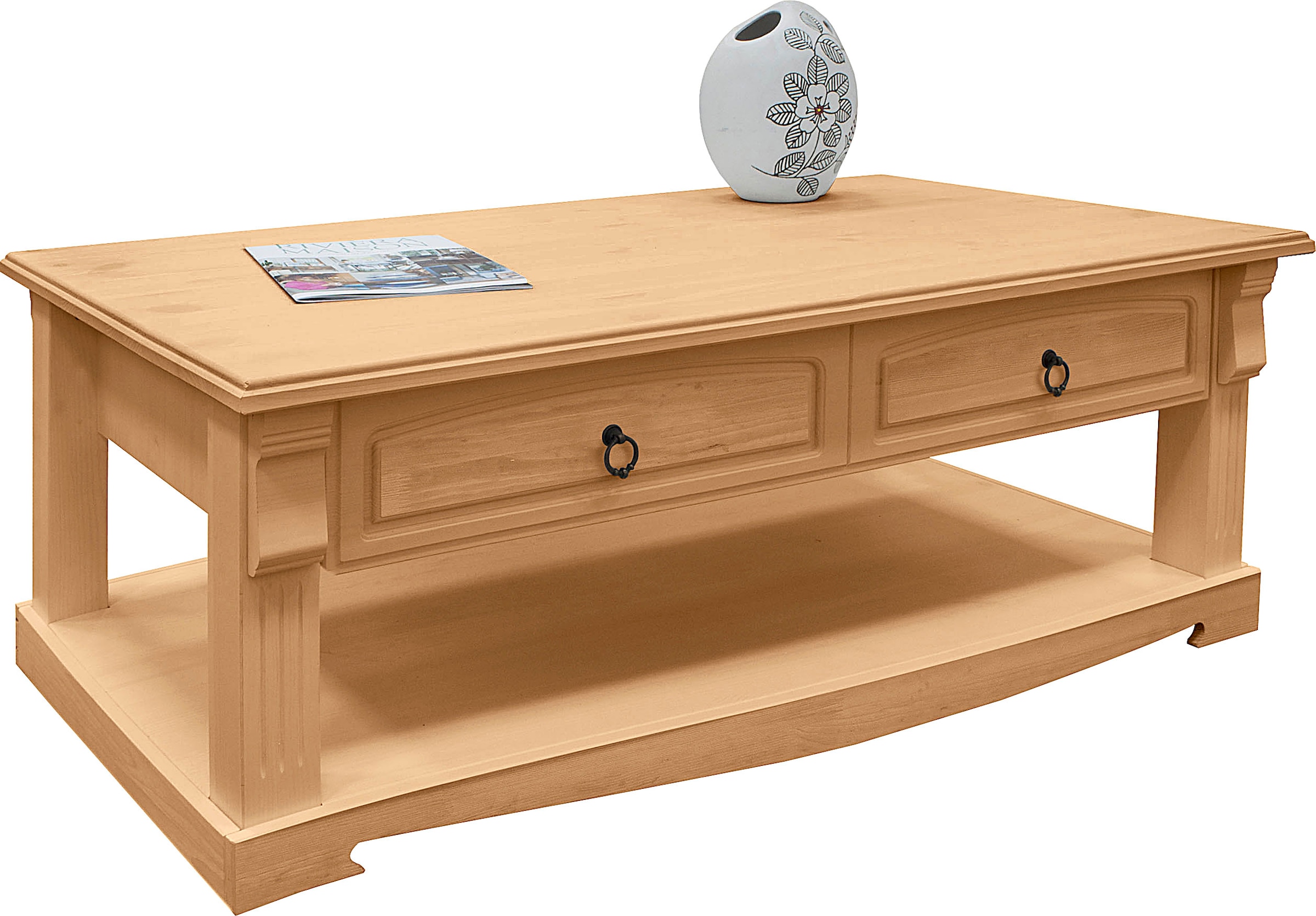Home affaire Couchtisch »Anna«, (Gesamtmaße (B/T/H): ca. 120/65/43 cm), Kaf günstig online kaufen