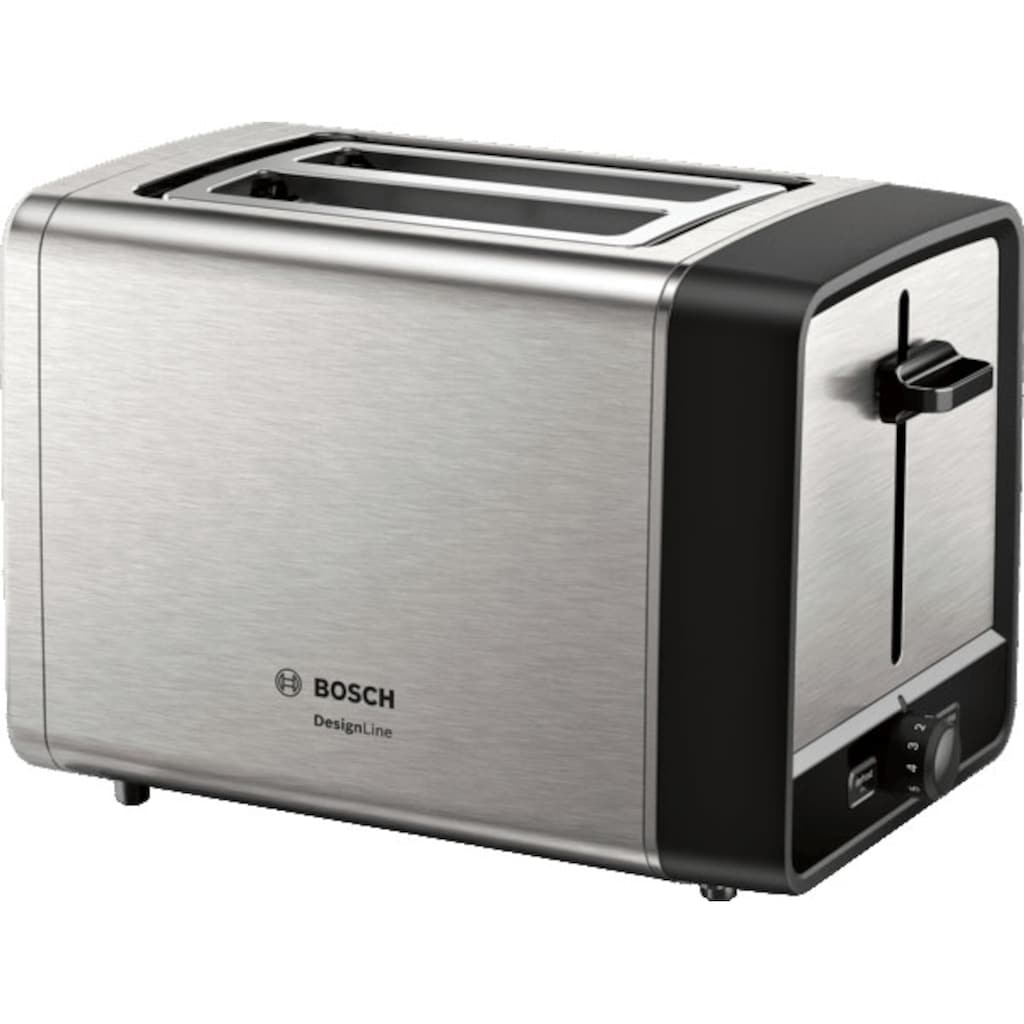 BOSCH Toaster »TAT5P420DE DesignLine«, 2 kurze Schlitze, 970 W