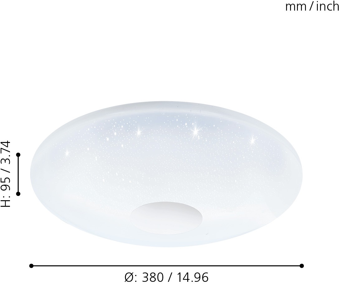 EGLO LED Deckenleuchte »VOLTAGO-C«, 1 flammig, Leuchtmittel LED-Board   LED günstig online kaufen