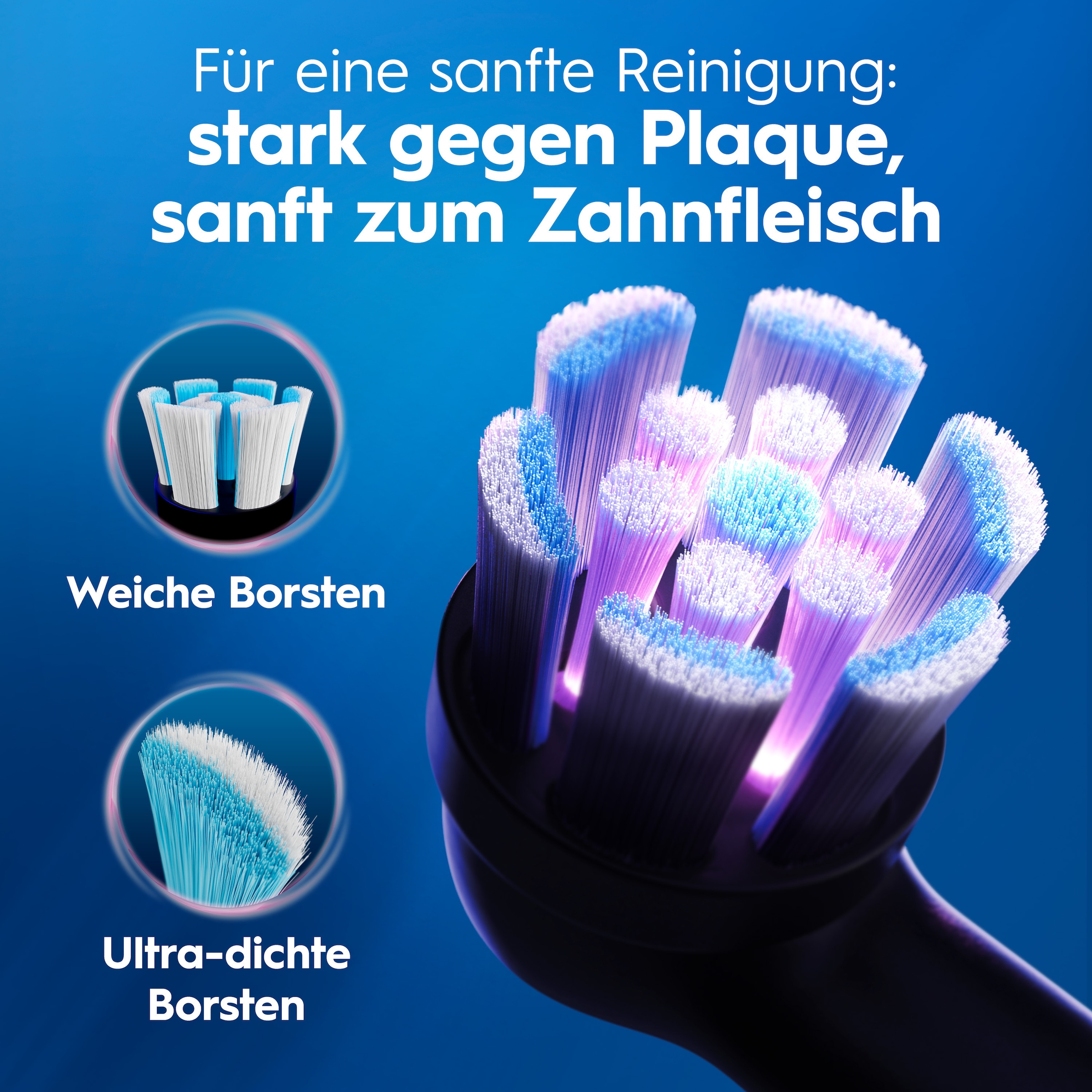 Oral-B »iO Series 2« 2 Stk. Aufsteckbürsten für die sanfte Reinigung, mit 2. Handstück