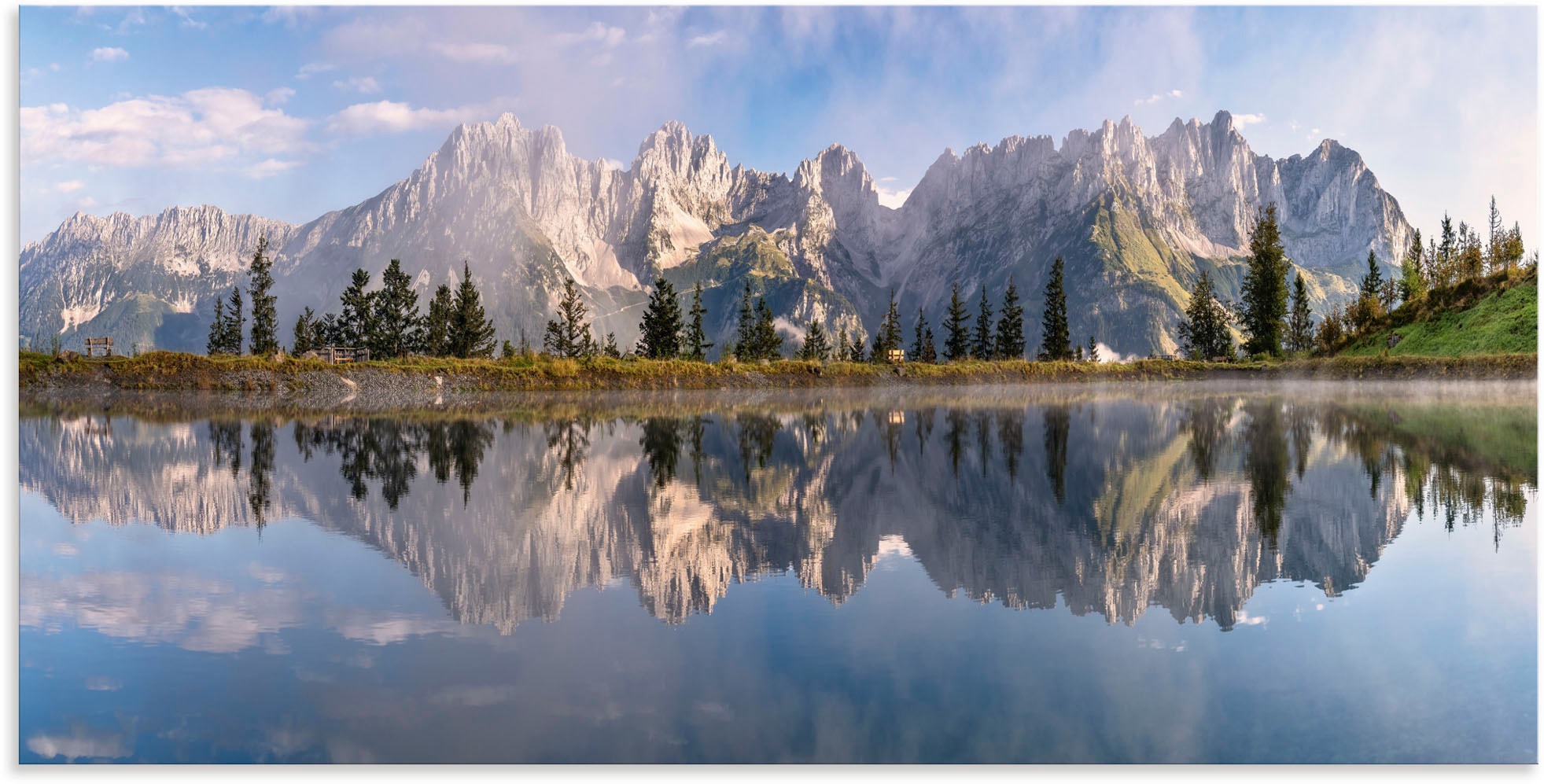 Artland Wandbild "Wilder Kaiser in Tirol", Bilder von Europa, (1 St.), als günstig online kaufen