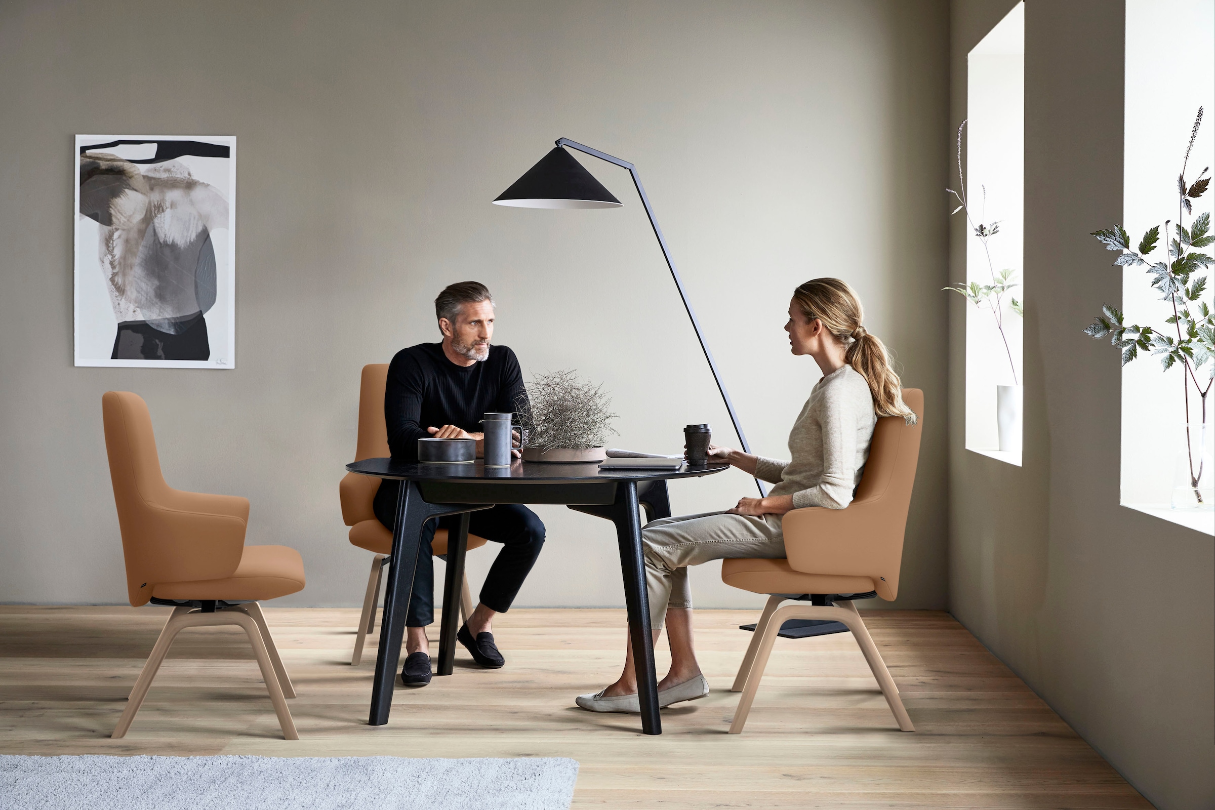 Stressless® Polsterstuhl »Laurel«, High Back mit Armlehne, Größe L