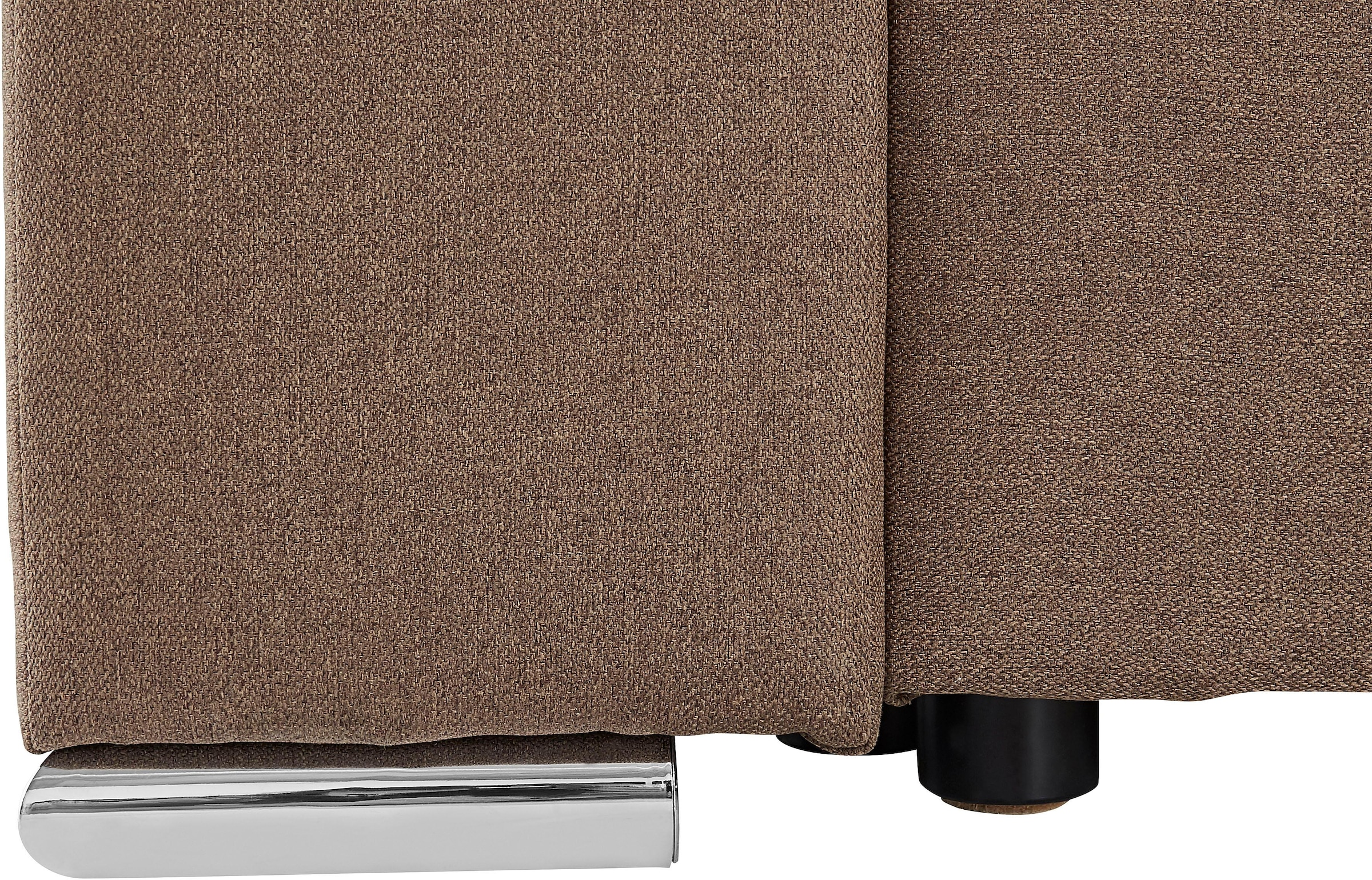 COLLECTION AB Ecksofa »John L-Form«, mit Bettfunktion, Bettkasten und integriertem Regal
