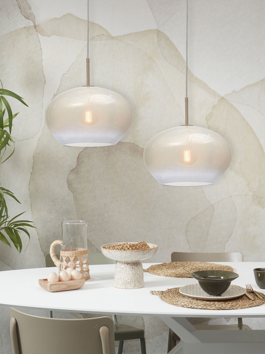 it's About RoMi Hängeleuchte »BOLOGNA«, 1 flammig, Leuchtmittel E27 | LED wechselbar, Glass mit Farbeverlauf