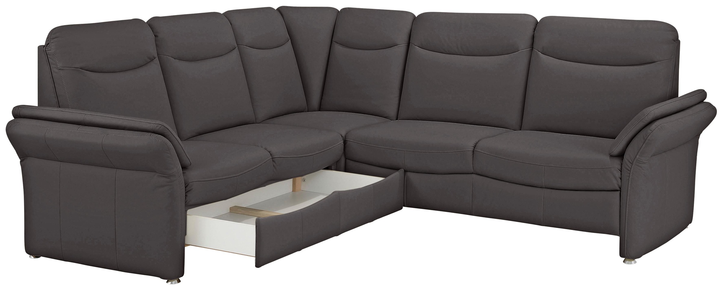Home affaire Ecksofa »Tahoma L-Form«, mit Armlehnfunktion, wahlweise Bettfunktion, Schublade, Relaxfunktion