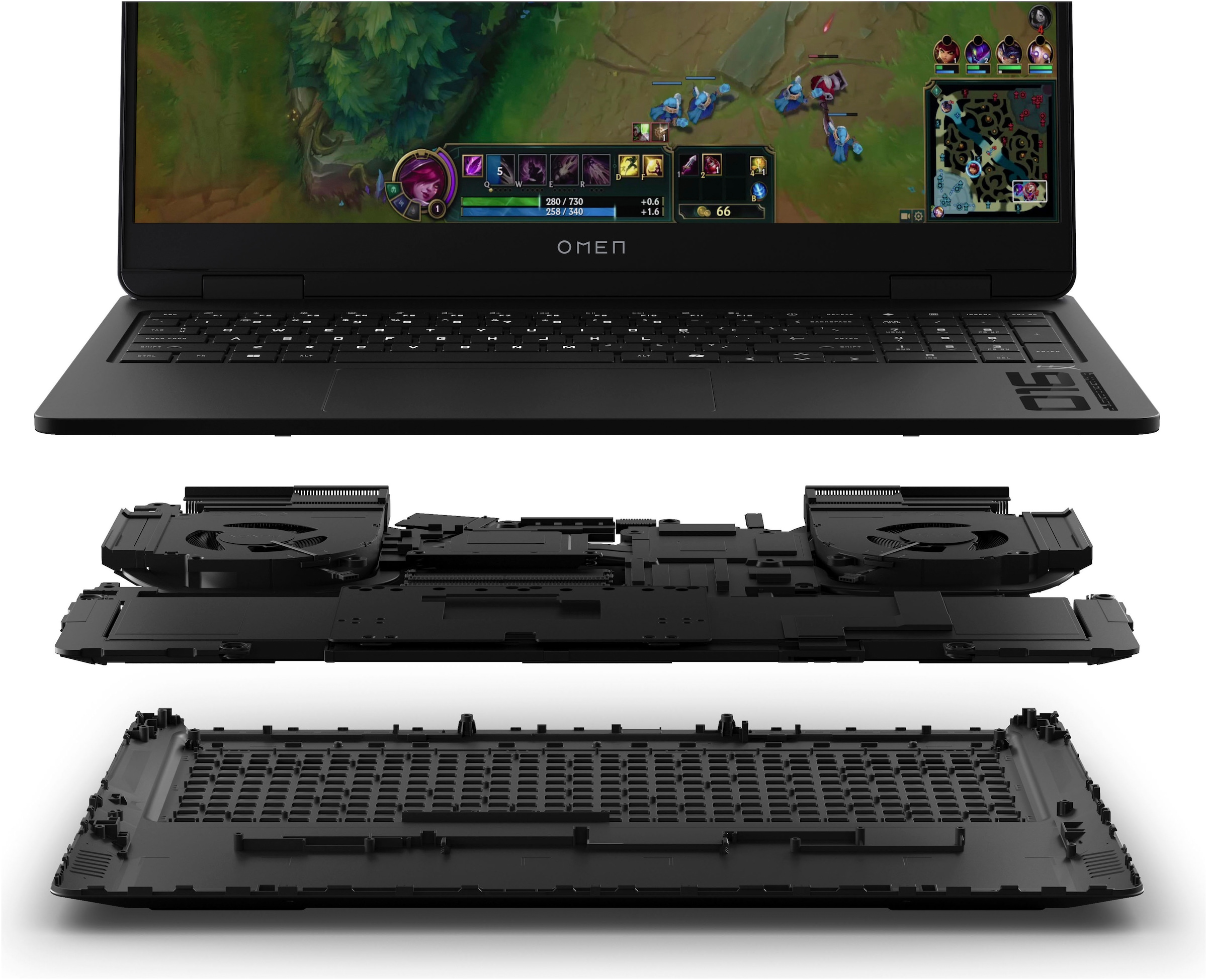 HP Gaming-Notebook »Omen 16-ap0051ng« 40,6 cm / 16 ″ AMD Ryzen™ AI 5 GeForce RTX 5050 512 GB SSD