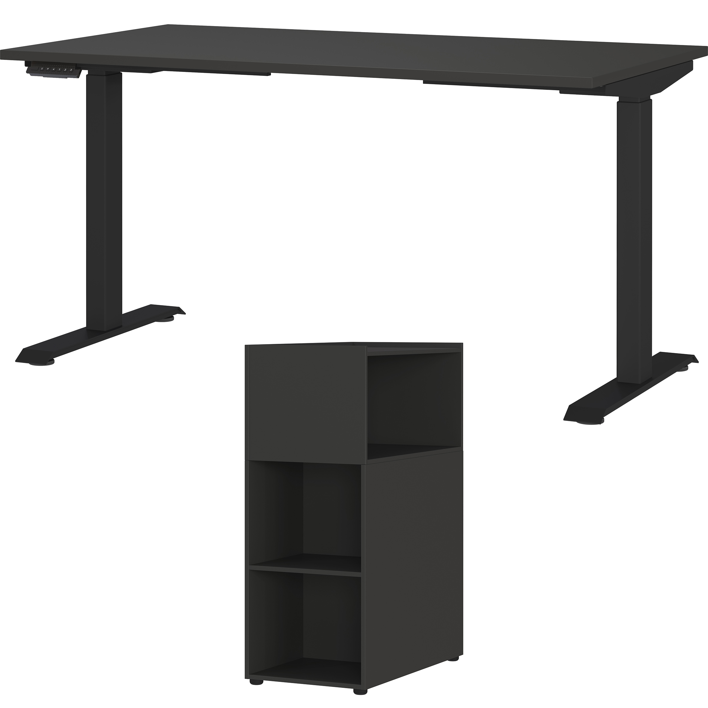 GERMANIA Büromöbel-Set »Mailand« 2 Stk. tlg. inkl. Schreibtisch und Raumtei günstig online kaufen