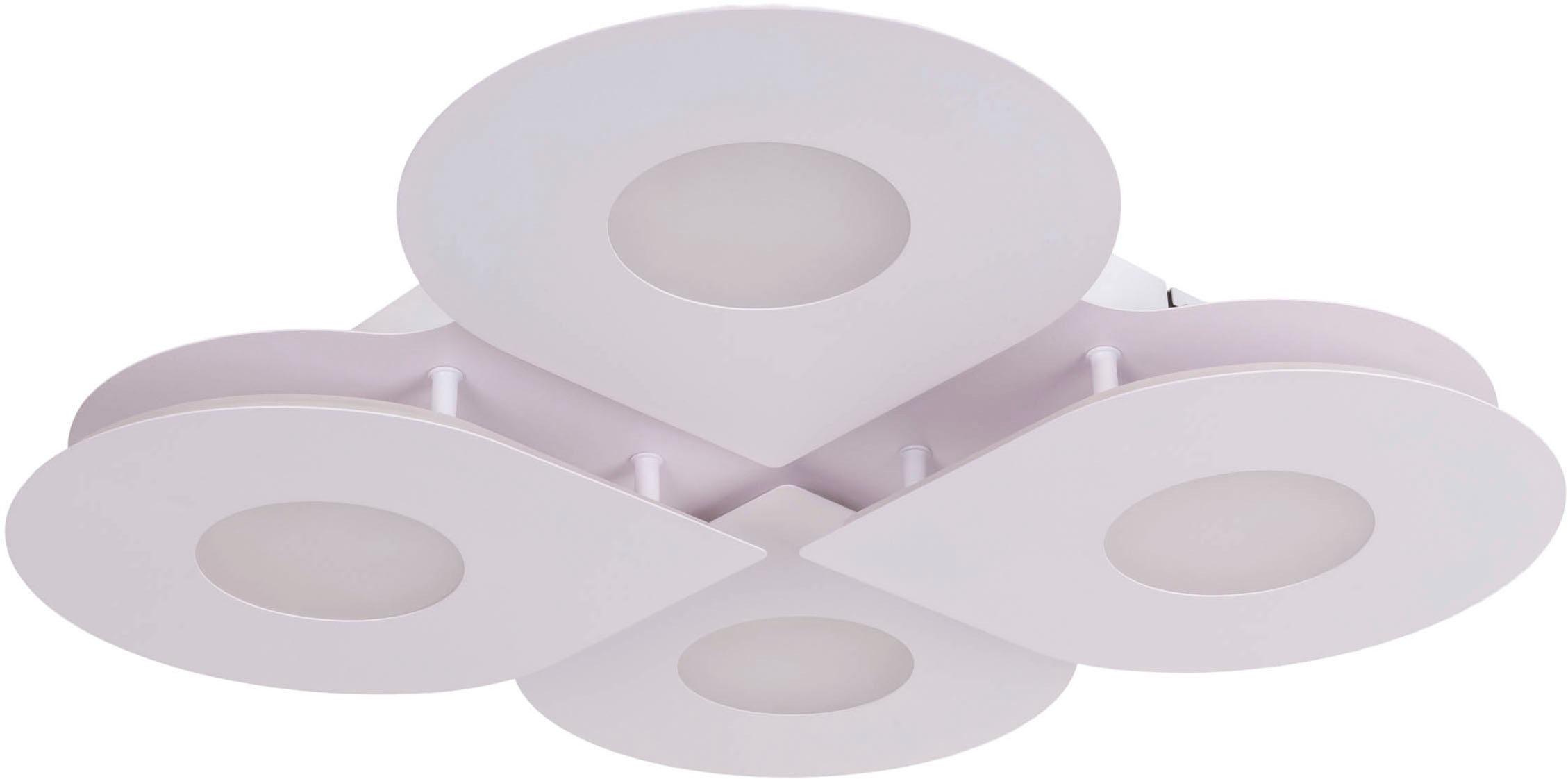 näve LED Deckenleuchte »Smilla« LED-Modul 1 Stk. warmweiß - kaltweiß weiß, günstig online kaufen