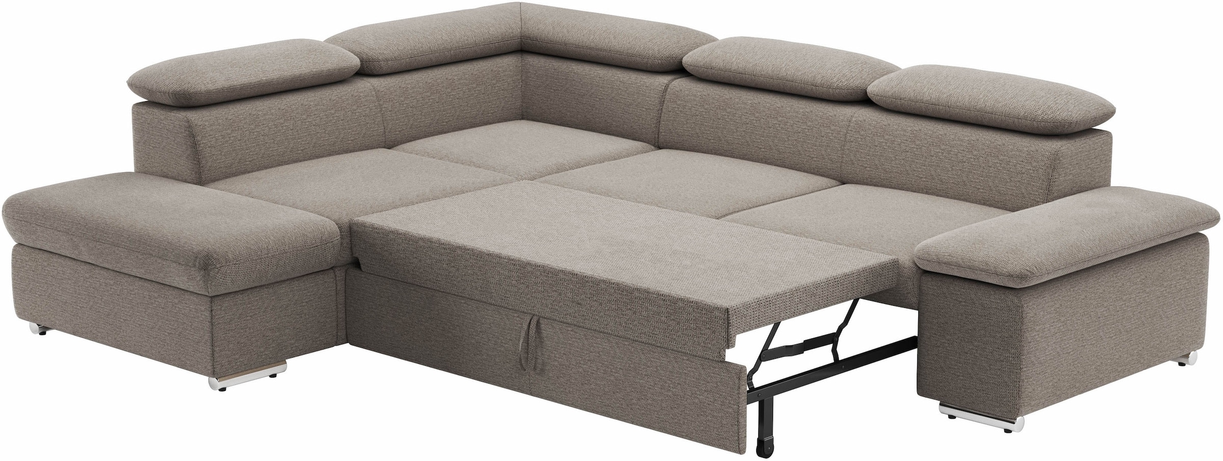 Ecksofa Valantine V, wahlweise mit Bettfunktion