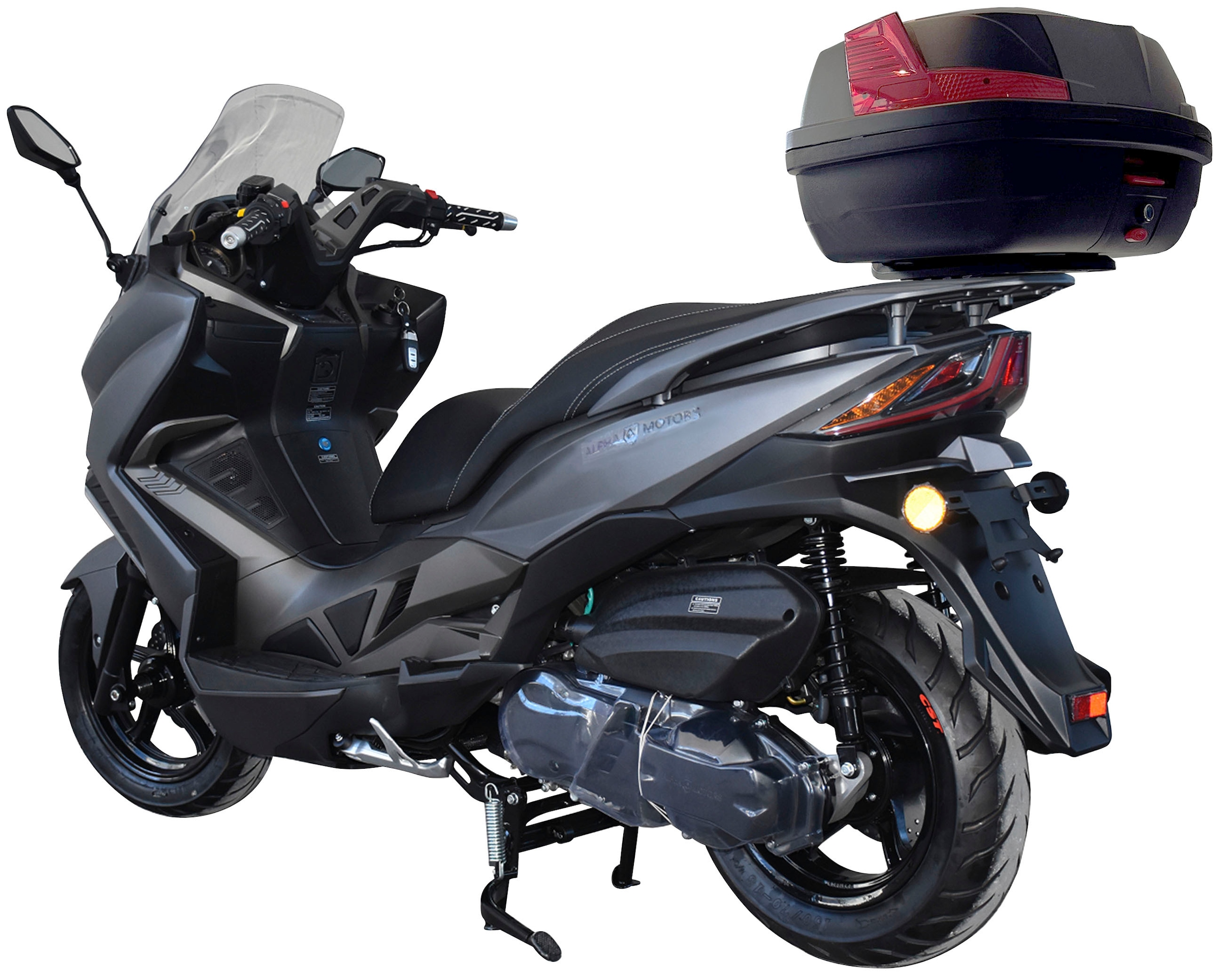 Alpha Motors Motorroller »Sport Cruiser 300«, 276 cm³, 125 km/h, Euro 5+, 23,79 PS, (Spar-Set, mit Topcase), mit integr. Alarmanlage, Keyless-System, USB-Anschluss und Windschild