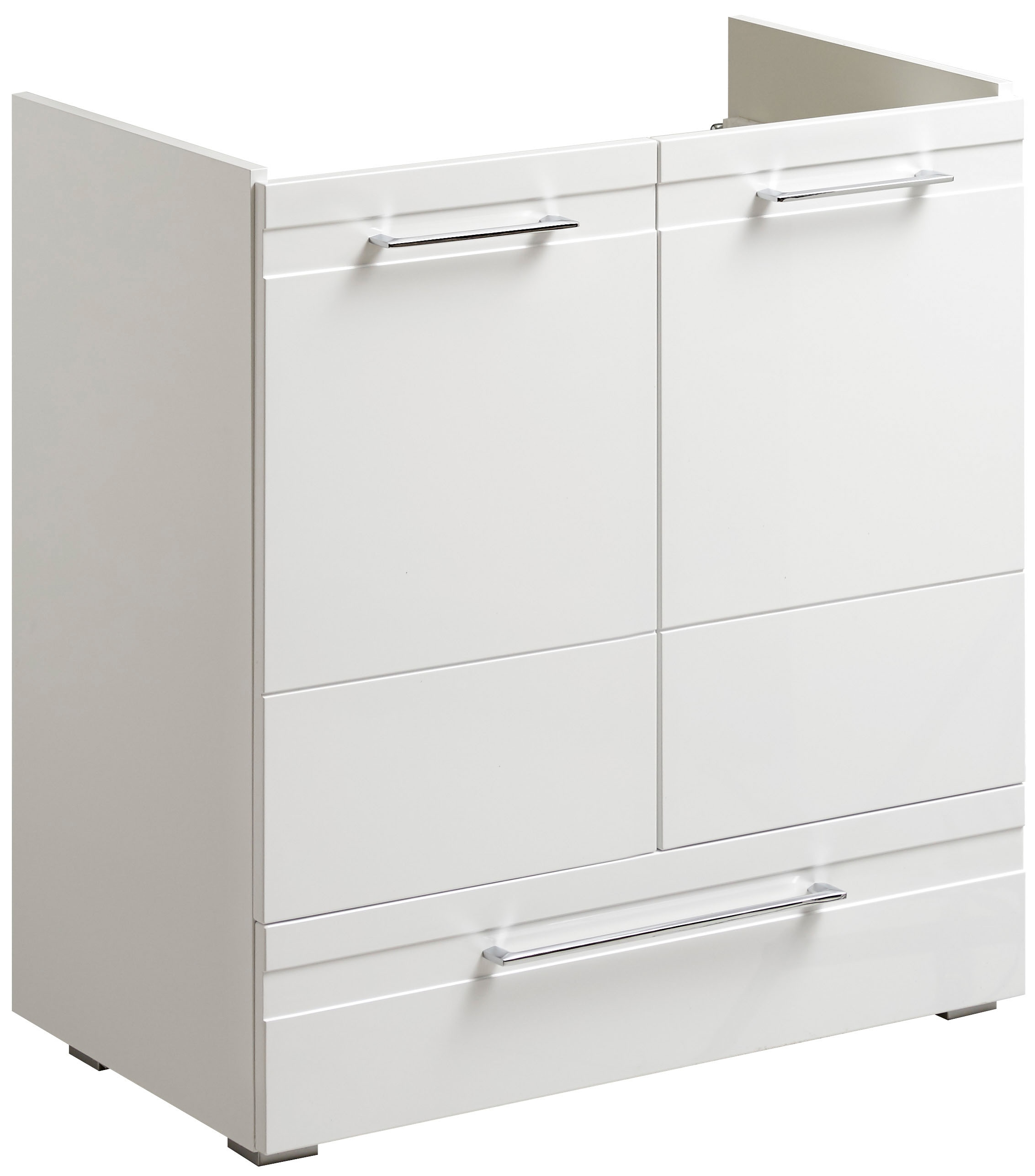Saphir Badmöbel-Set »Keramikwaschtisch, Waschtischunterschrank und Spiegelschrank« Set, 3 Stk. tlg.