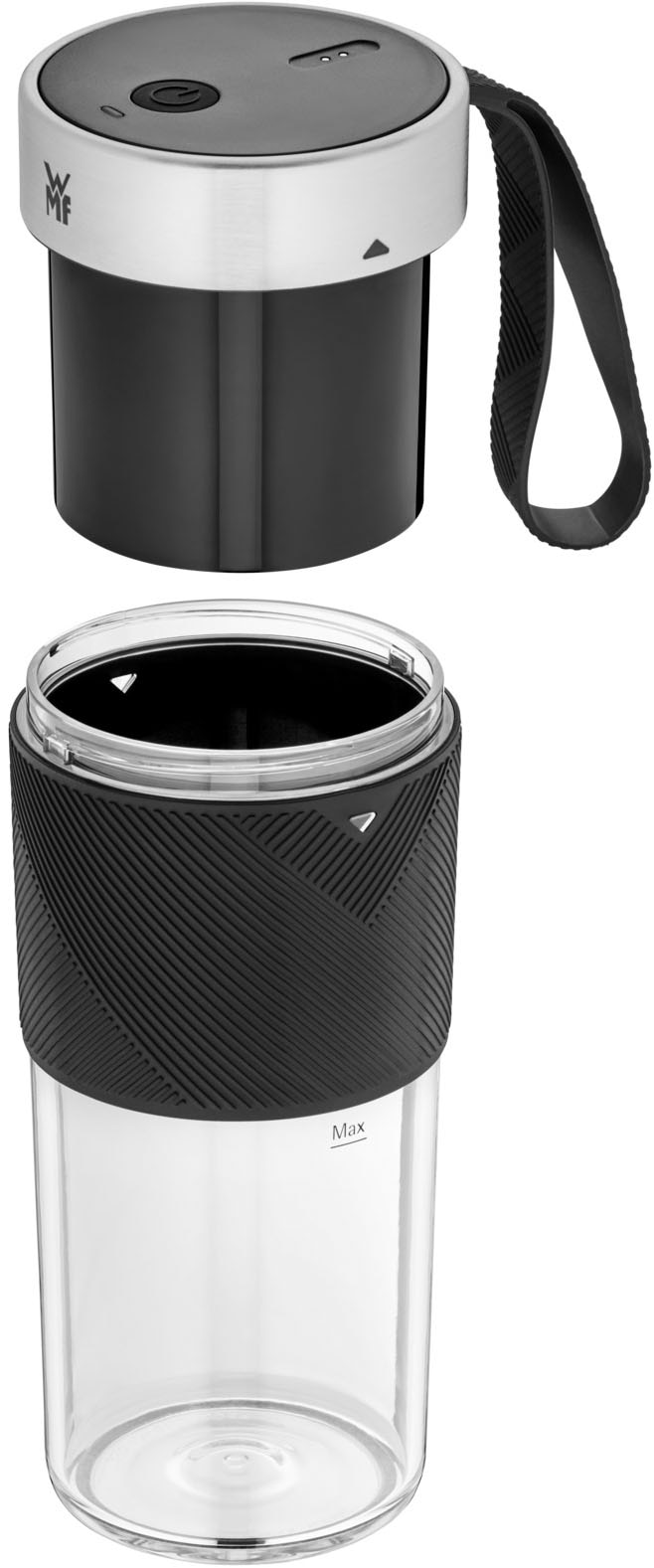 WMF Smoothie-Maker »KÜCHENminis Mix on the go«, 50 W, aufladbarer Mixer, tragbar und kompakt für unterwegs, leise Handhabung