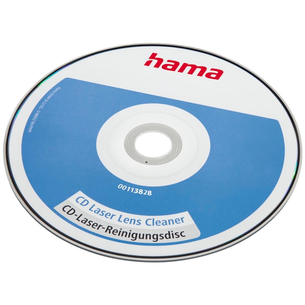 Hama Reinigungs-CD »CD Laser Reinigungsdisk, mit Reinigungsflüssigkeit, einzeln verpackt«