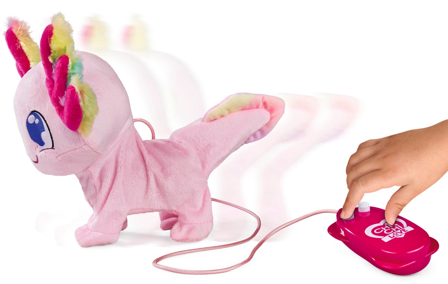 SIMBA Kuscheltier »Chi Chi Love Axolotl«, mit Funktion