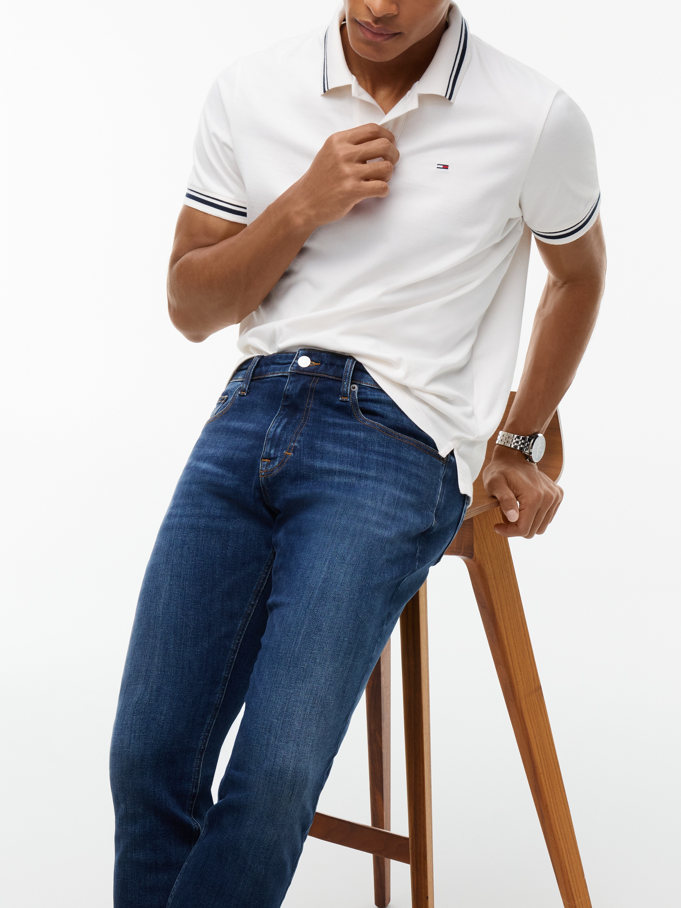 Tommy Jeans Slim-fit-Jeans »SCANTON SLIM DJ0257« im 5-Pocket-Stil, Baumwollmix