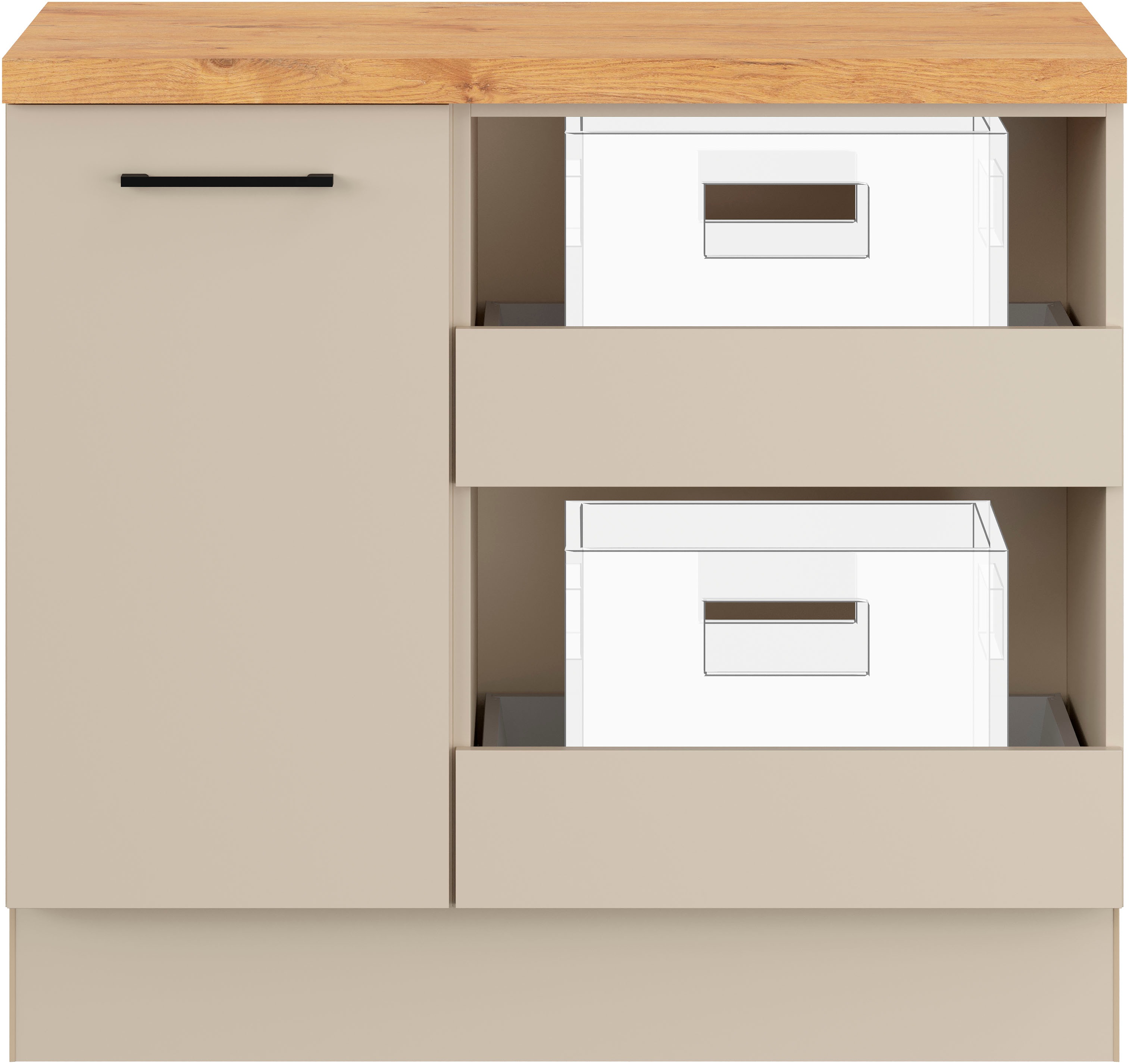 IMPULS KÜCHEN Mehrzweckschrank-Set »Warschau« 4 Stk. tlg. Vielfältige Varia günstig online kaufen