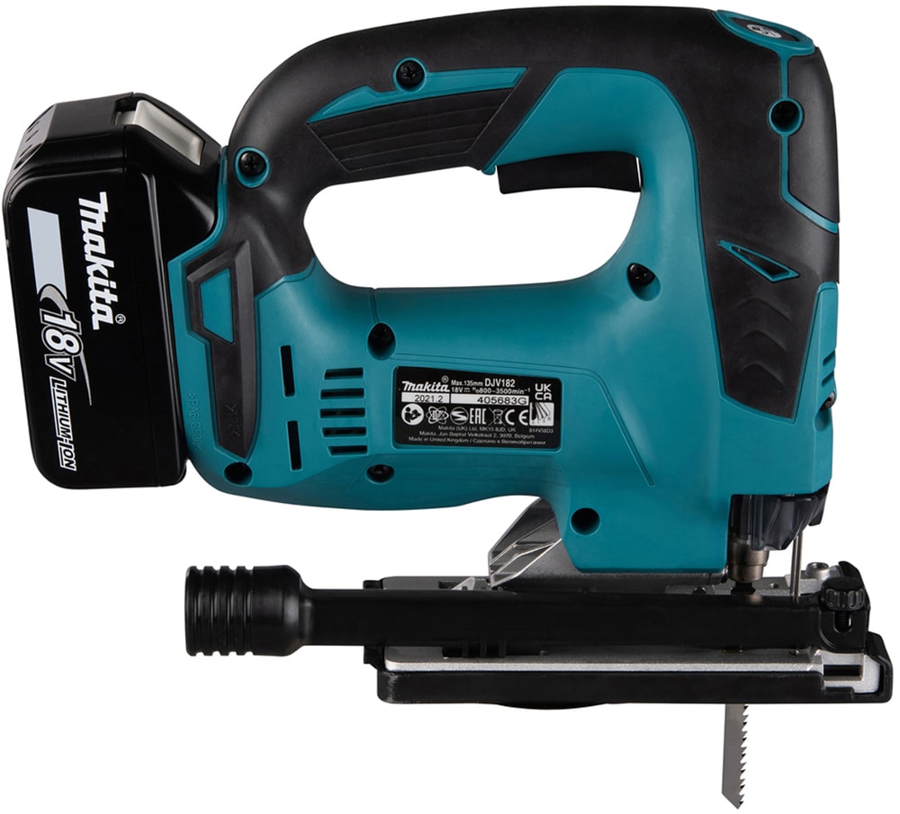 Makita Akku-Pendelhubstichsäge »DJV182Y1J / DJV182Z«, 18 V, ohne Akku und Ladegerät