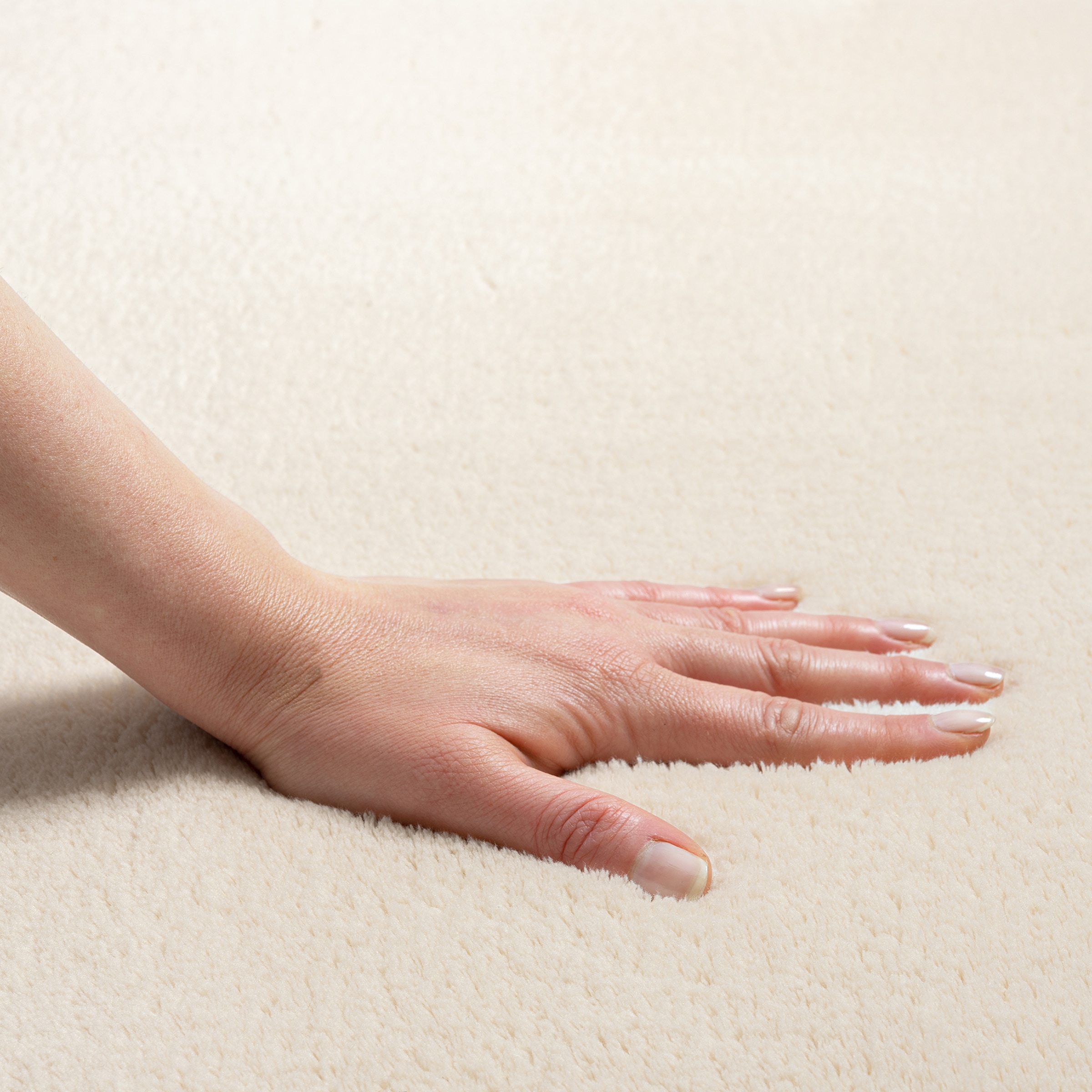the carpet Teppich »Relax round«, rund, 16 mm Höhe, waschbarer Wohnzimmer Teppich modern rutschfest