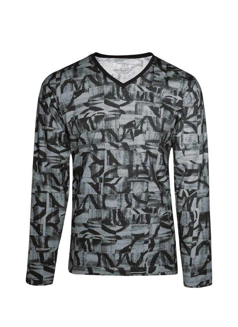 Trigema Schlafanzug »TRIGEMA Pyjama-Oberteil mit kunstvollem Allover-Print«, (1 tlg.)