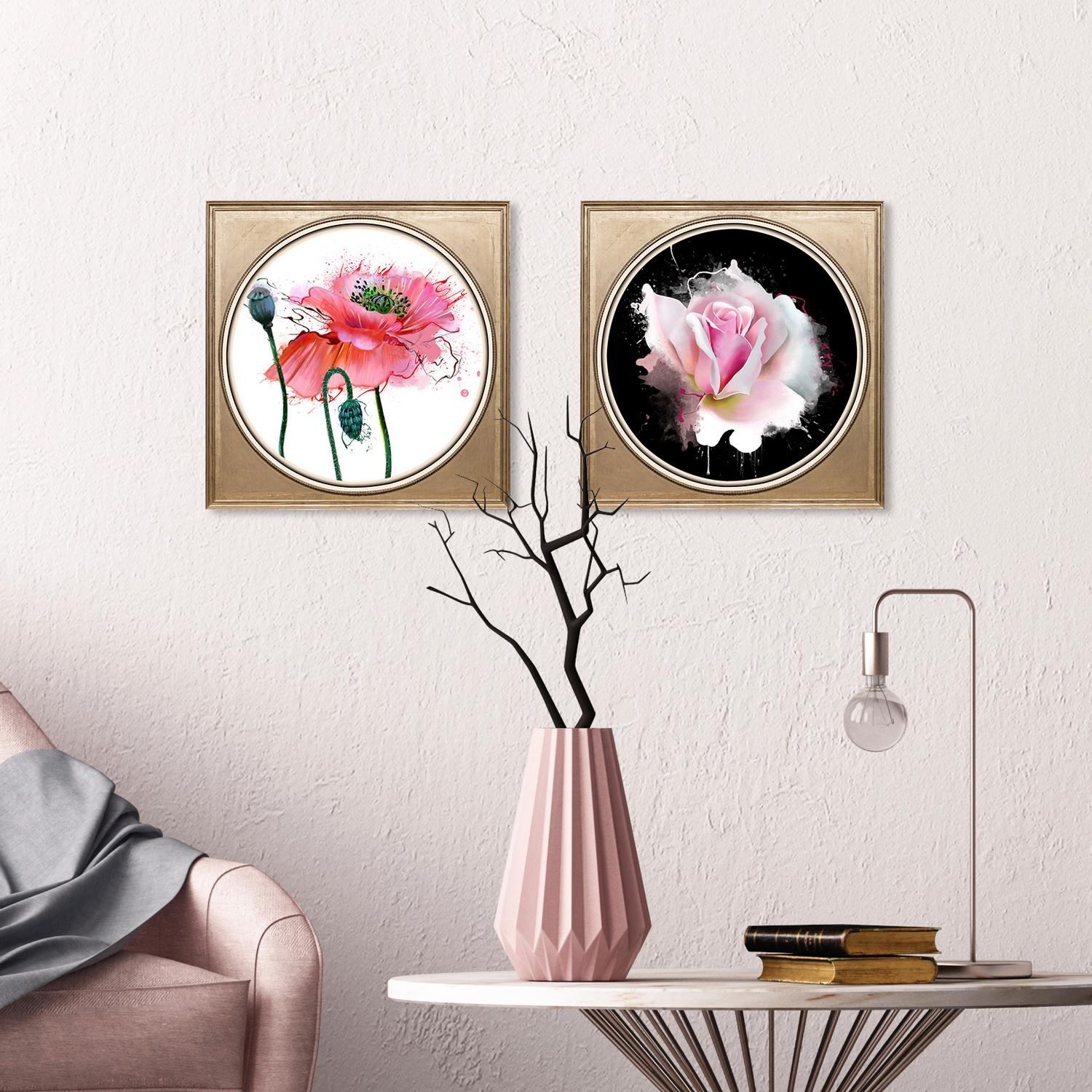 queence Acrylglasbild »Mohnblüte«, Blumen-Blumenbilder-Kunst-Pflanzen-Pflan günstig online kaufen