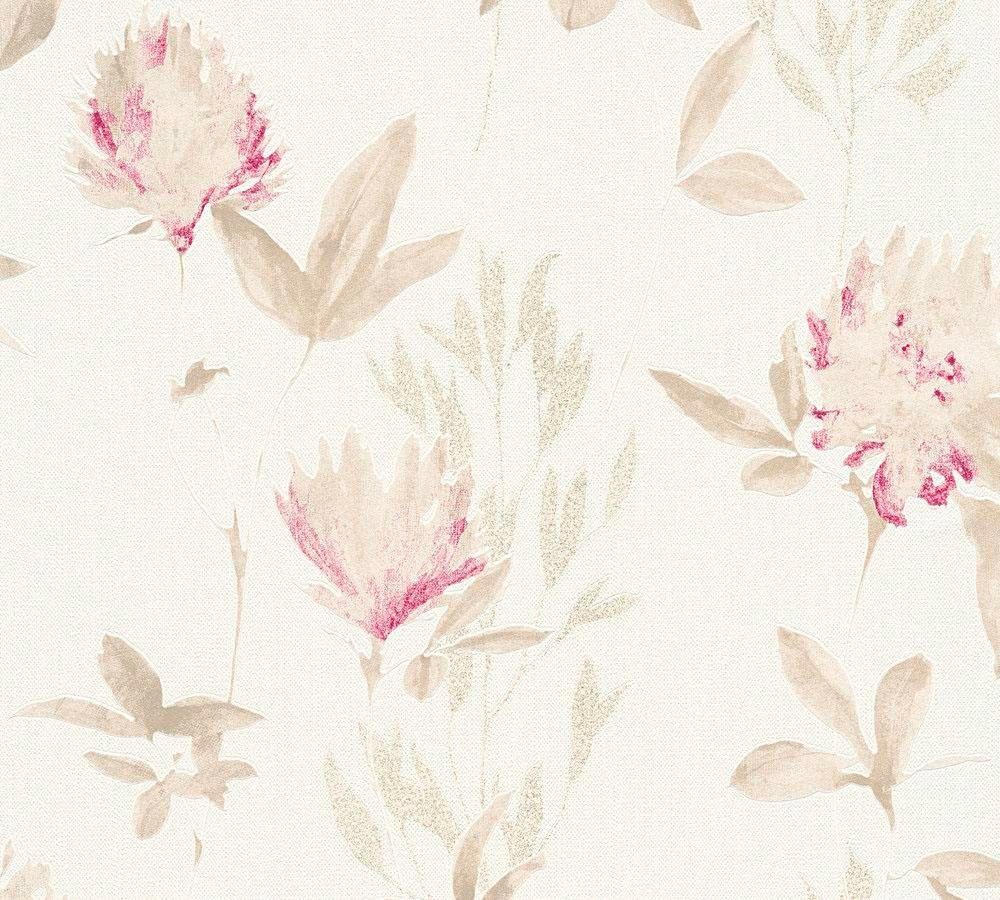 living walls Vliestapete »Blumentapete«, floral-geblümt, Florale Tapete Blumen Tapeten Wohnzimmer Schlafzimmer Küche Flur Optik