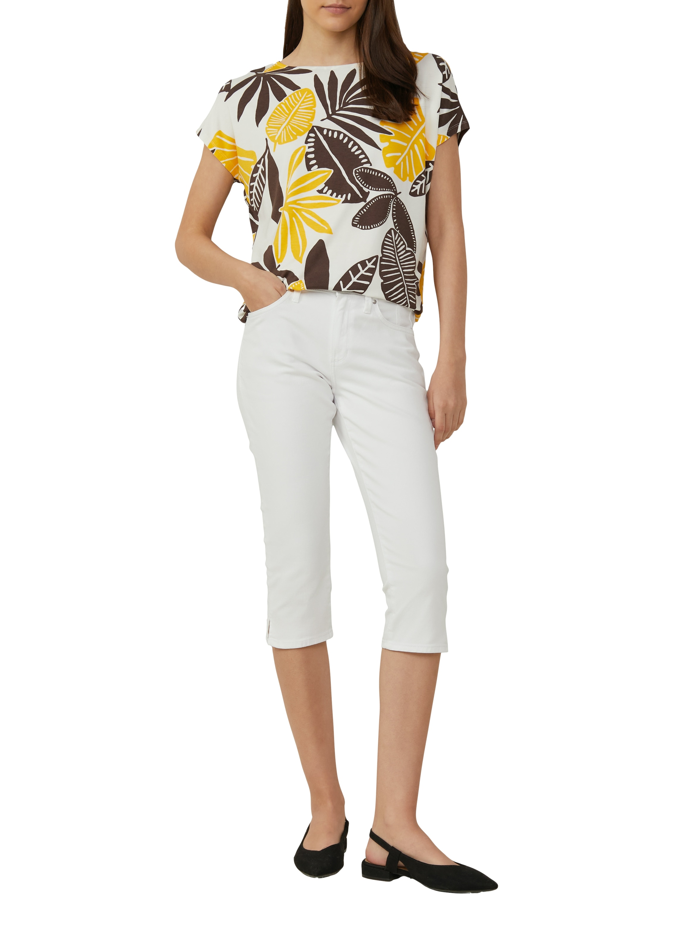s.Oliver T-Shirt, mit All-Over Print
