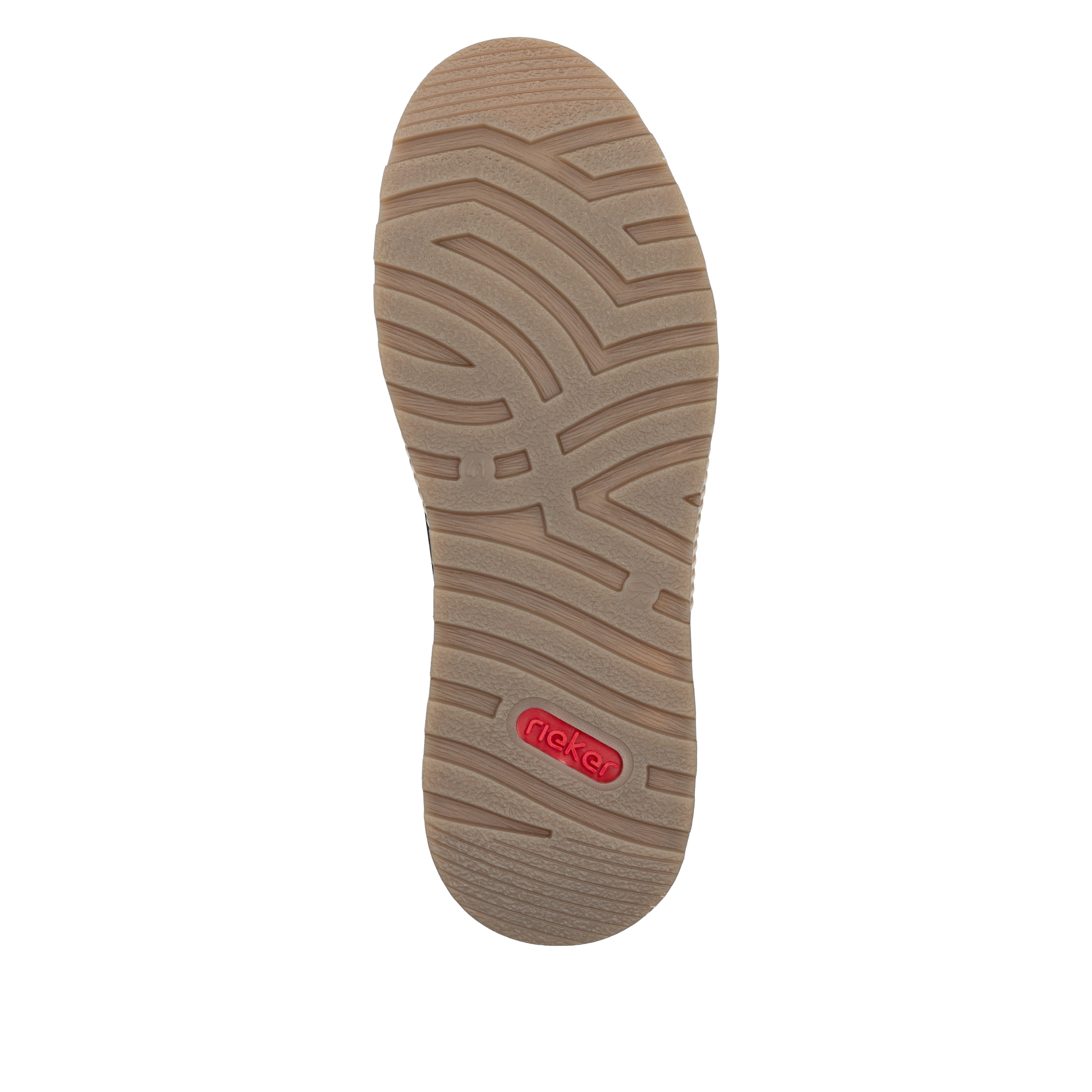 Rieker Sneaker  Freizeitschuh, Halbschuh, Schnürschuh mit Kontrastbesatz