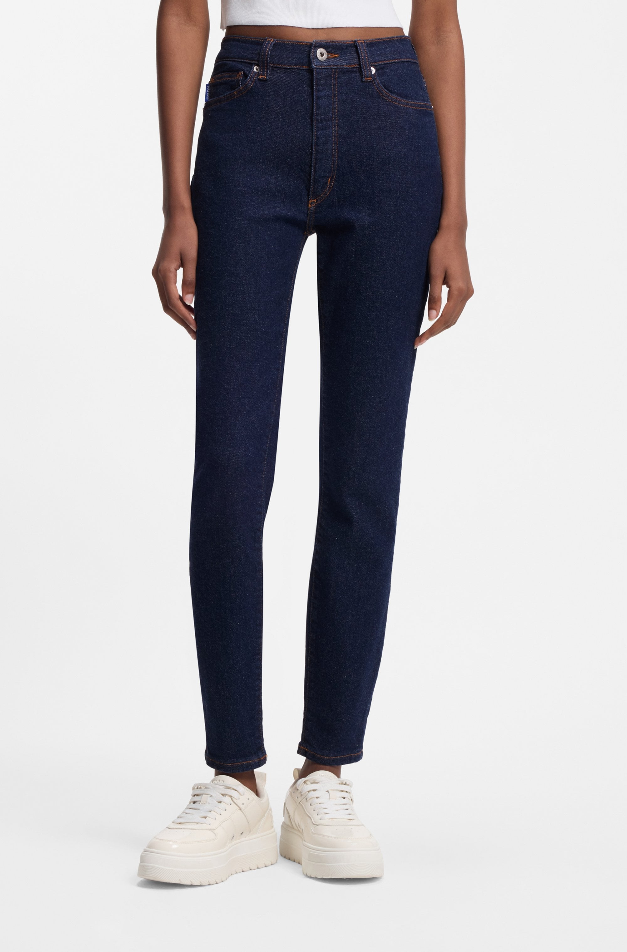 HUGO Blue Skinny-fit-Jeans »Malu« Skinny Fit mit mittlerer Leibhöhe