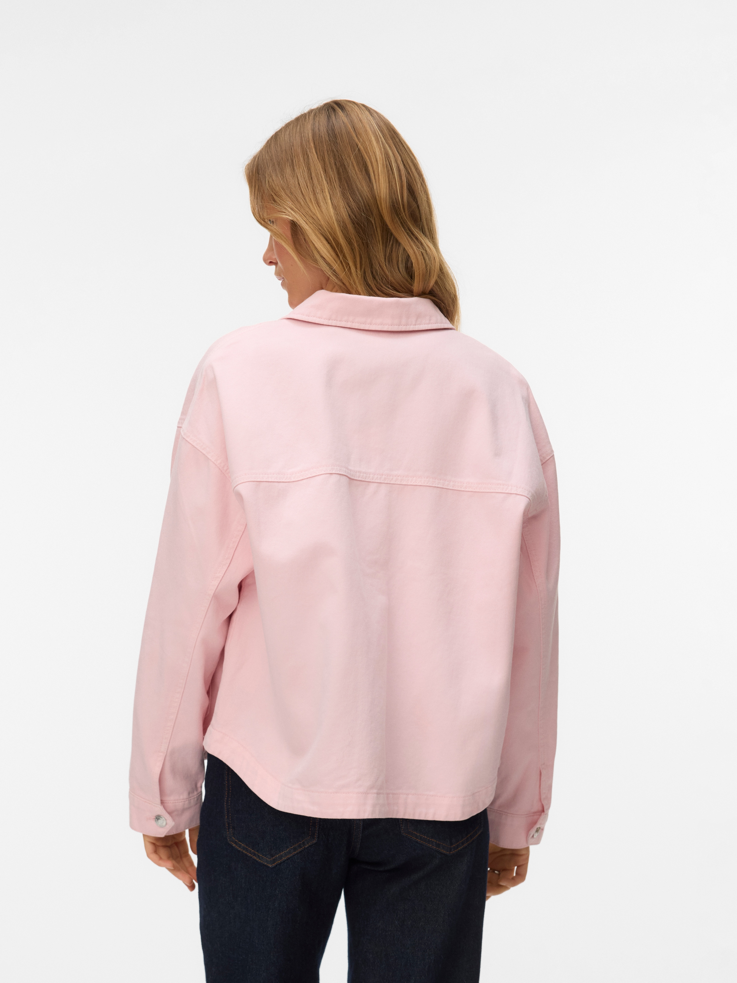 Vero Moda Jeansjacke »VMJAMIE LS DENIM SHACKET MIX NOOS« Baumwollmischung