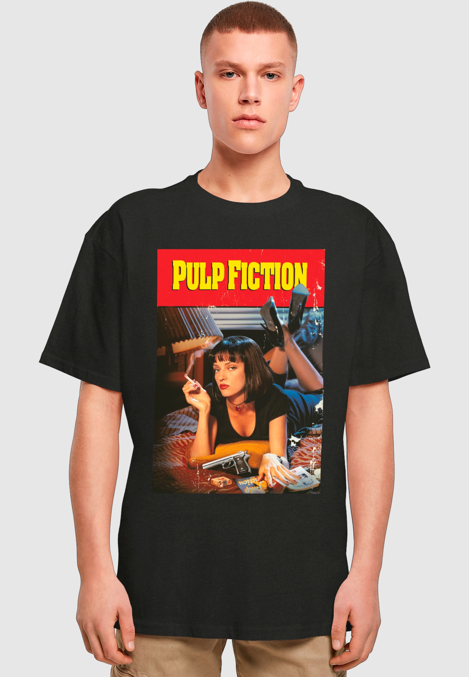 Merchcode T-Shirt »Merchcode Herren Pulp Fiction Poster Oversize Tee« 1 Stk.