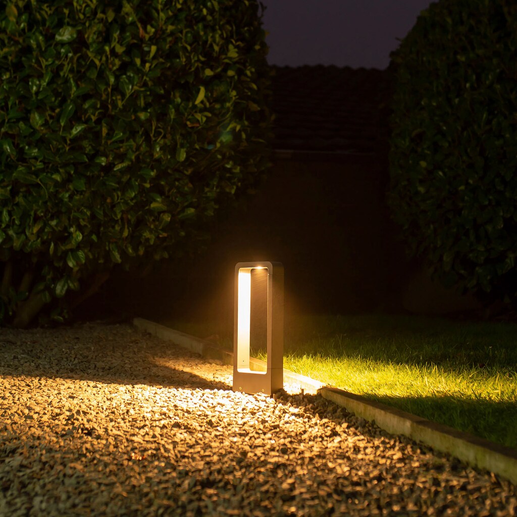 Paco Home Pollerleuchte »CRABO«, Outdoor Standleuchte LED Außenleuchte Garten IP54 Terrasse
