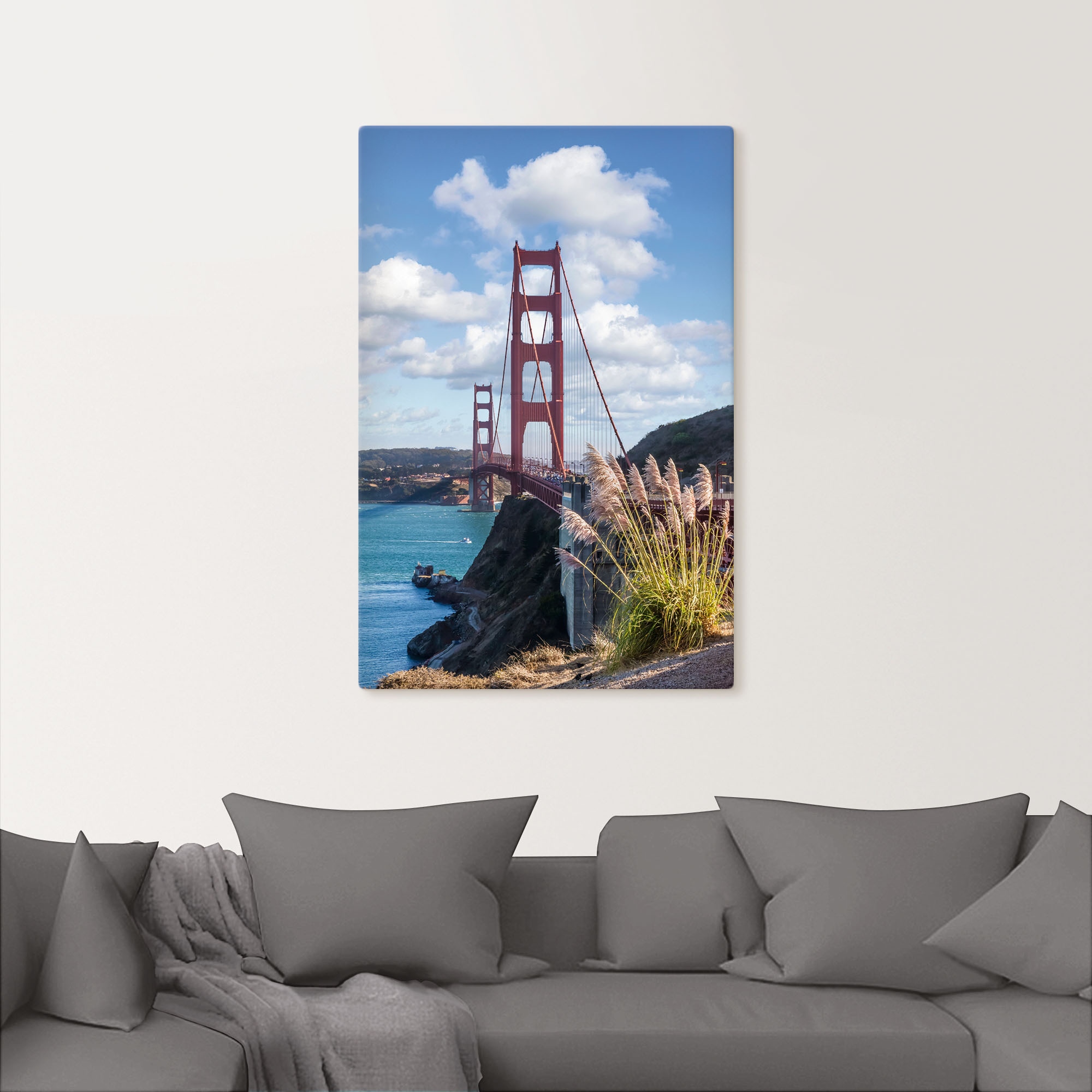 Artland Wandbild »SAN FRANCISCO Golden Gate Bridge«, San Francisco, (1 St.) günstig online kaufen