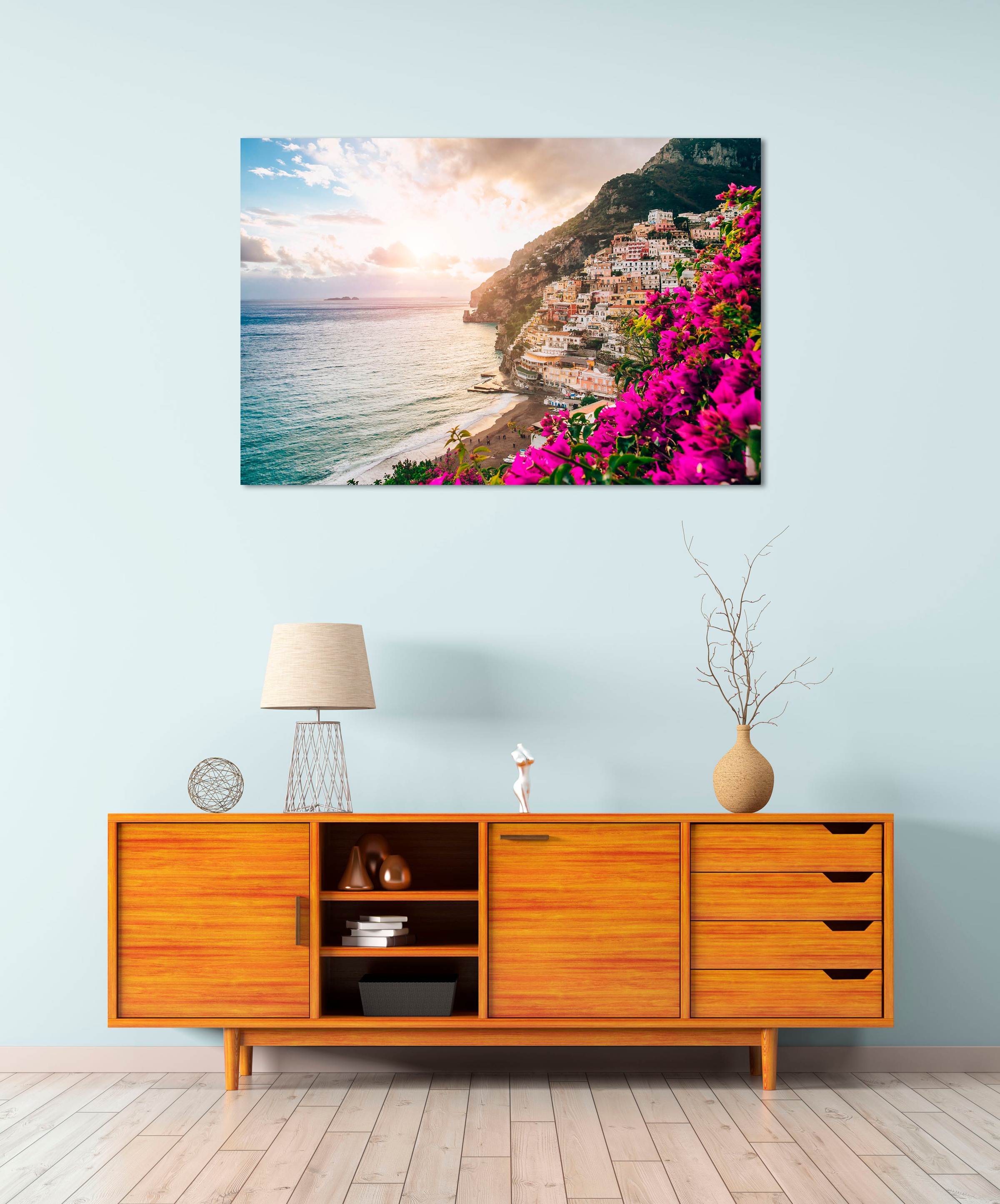 queence Acrylglasbild »Ella« Himmel   Italien   Landschaft   Meer   Meer Bi günstig online kaufen