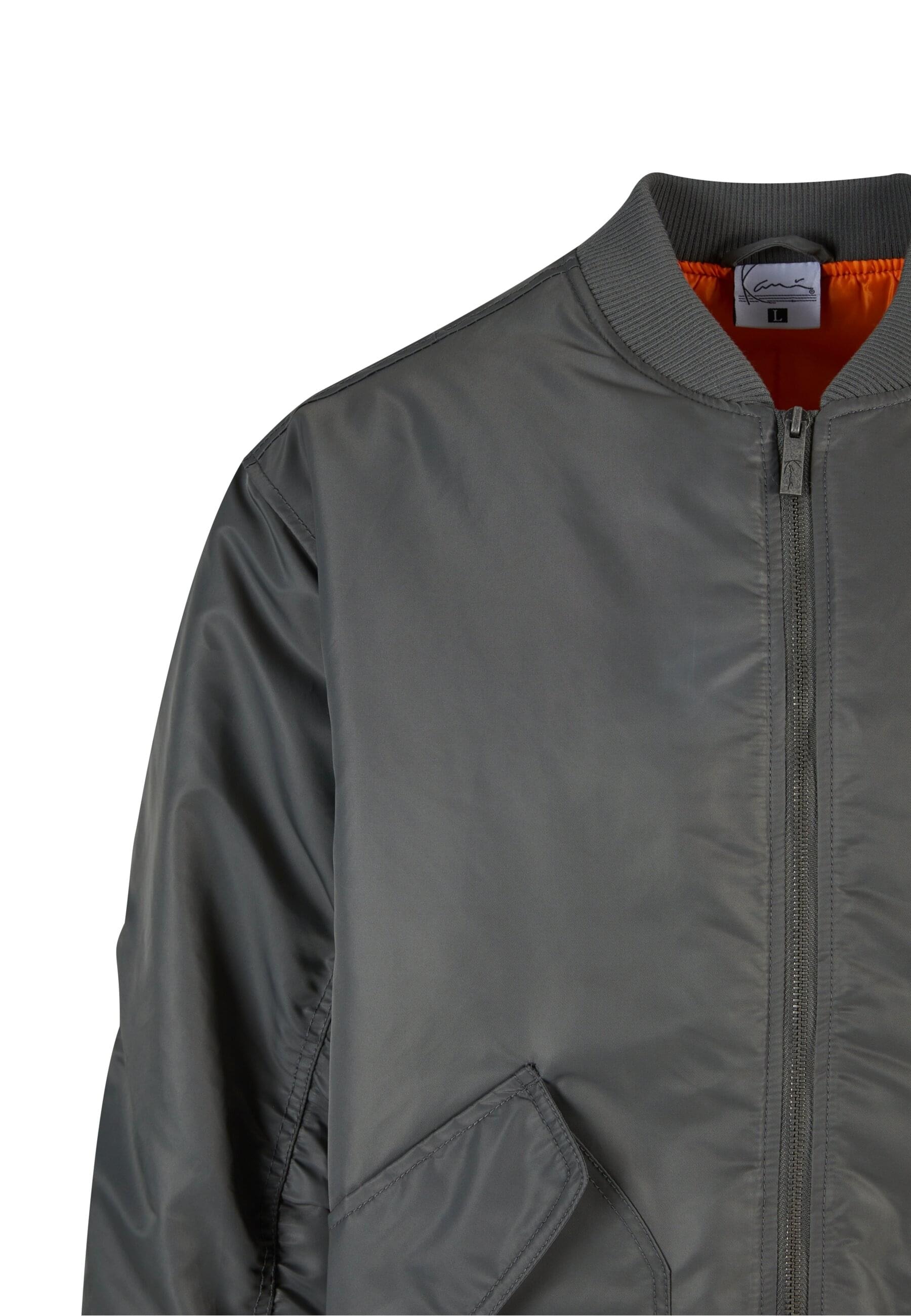 Karl Kani Bomberjacke »Karl Kani Karl Kani Small Signature Distressed Bomber Jacket« 1 Stk. tlg. ohne Kapuze