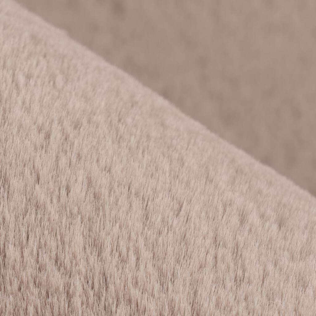 Carpet City Hochflor-Teppich »TOPIA 400«, rechteckig, 21 mm Höhe, Kunstfell-Teppich mit Kaninchenfell-Optik, Haptik, Schlafzimmer