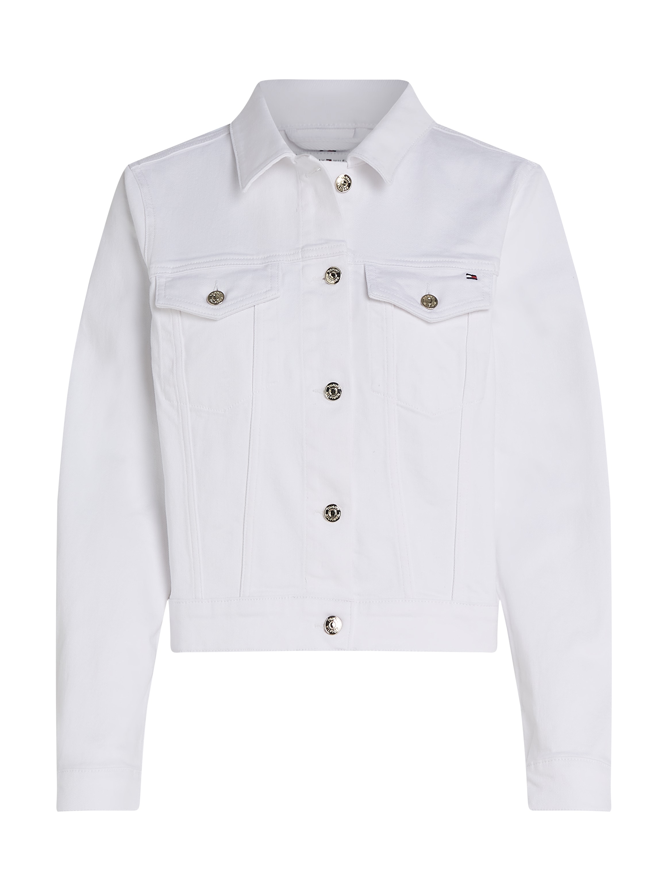 Tommy Hilfiger Jeansjacke »DNM SLIM JACKET WHITE«, mit vielseitigem Design