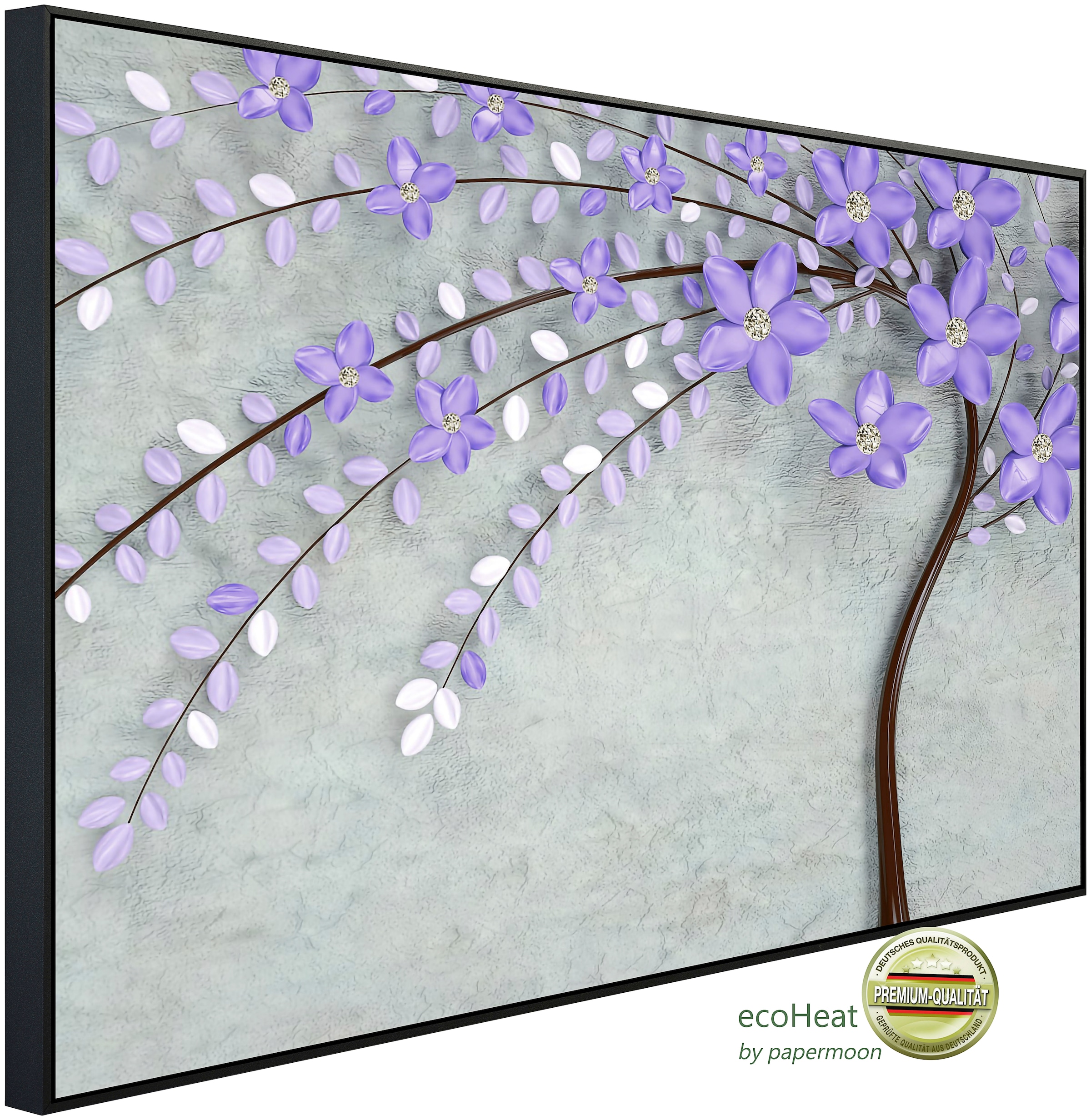 Papermoon Infrarotheizung »Lila Baum«, sehr angenehme Strahlungswärme günstig online kaufen