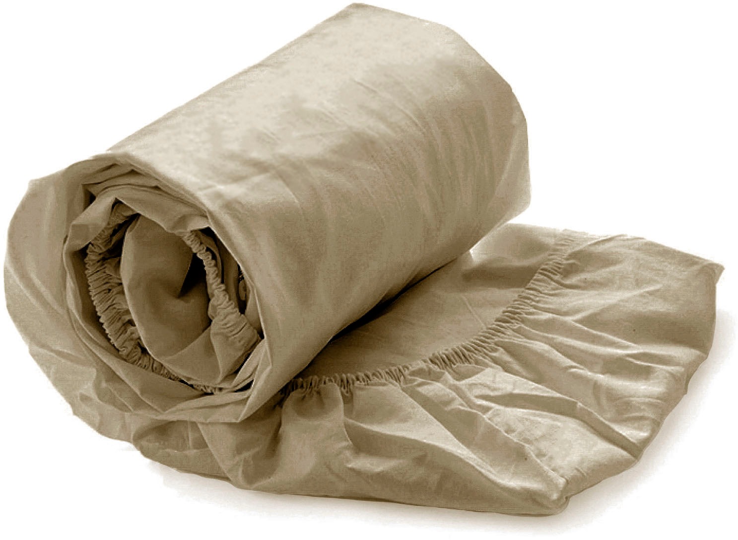 Heckett & Lane Spannbettlaken »Elementi«, Laken aus 100% Baumwolle, hochwertiges Mako-Satin, Betttuch ab 90x200